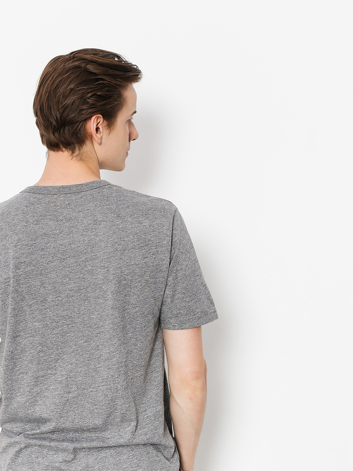 T-shirt Brixton Proxy Henley (heather grey)