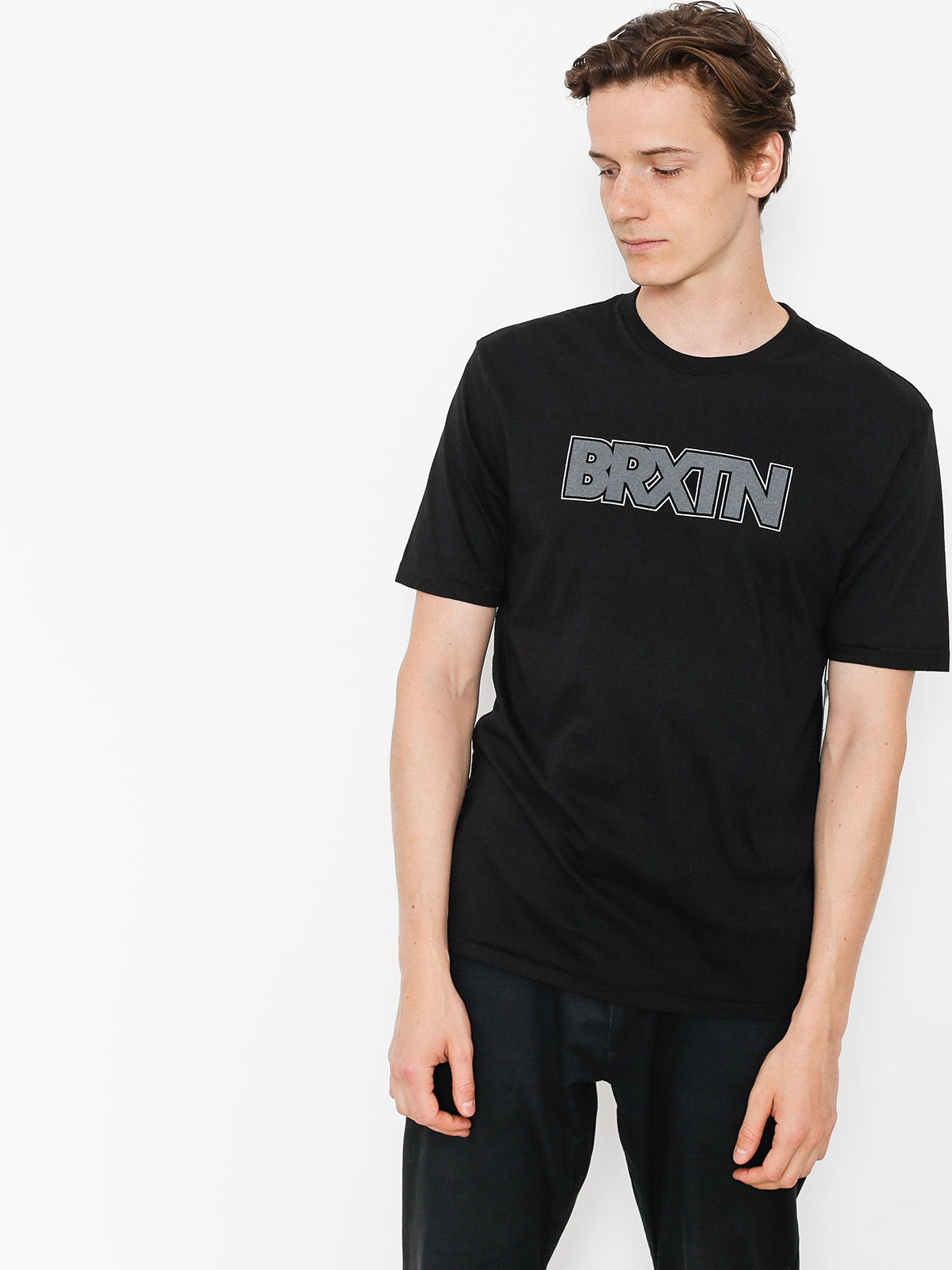 T-shirt Brixton Edison Prt (black)