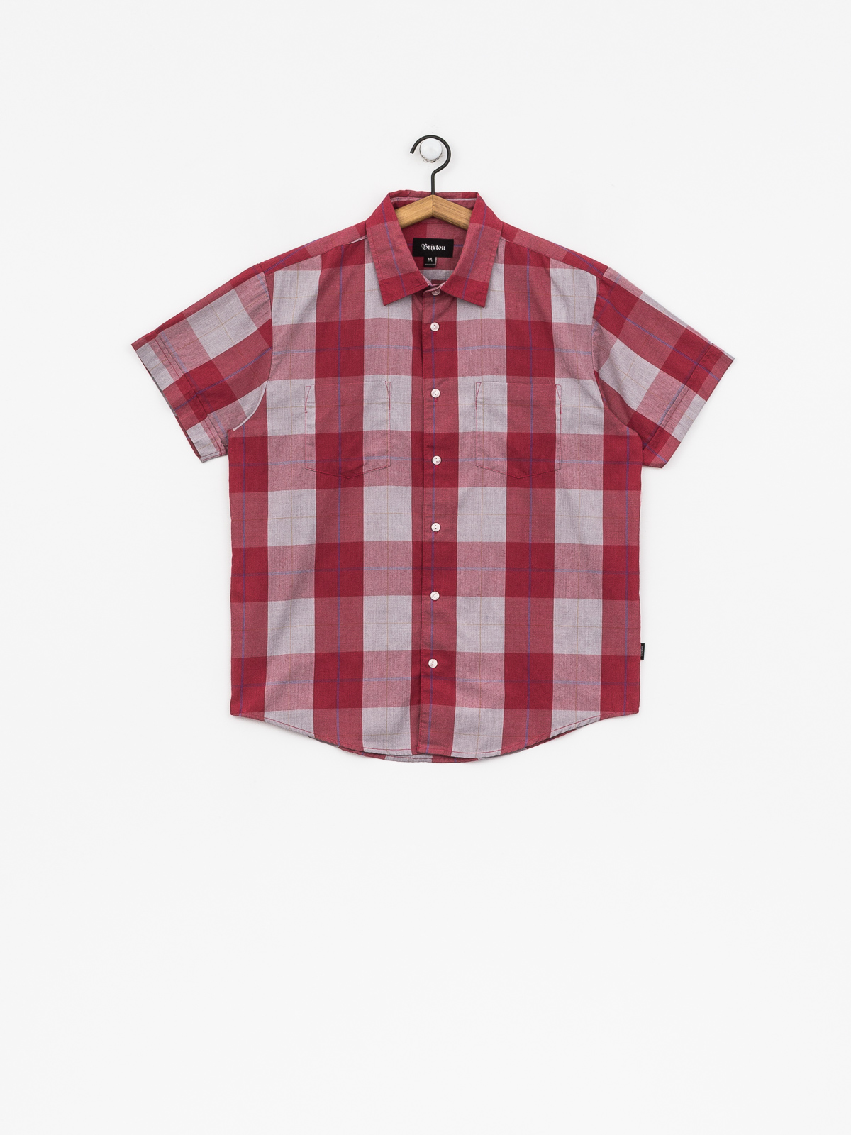 T-shirt Brixton Branson Wvn (red/grey)