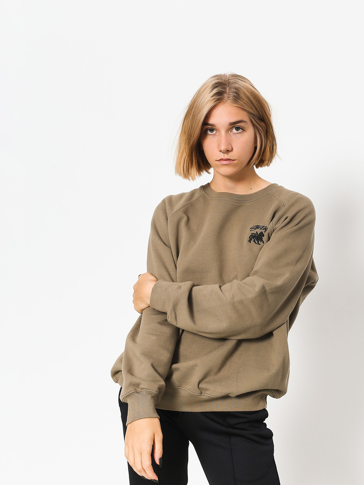 Bluza Stussy Otto Raglan Wmn (taupe)