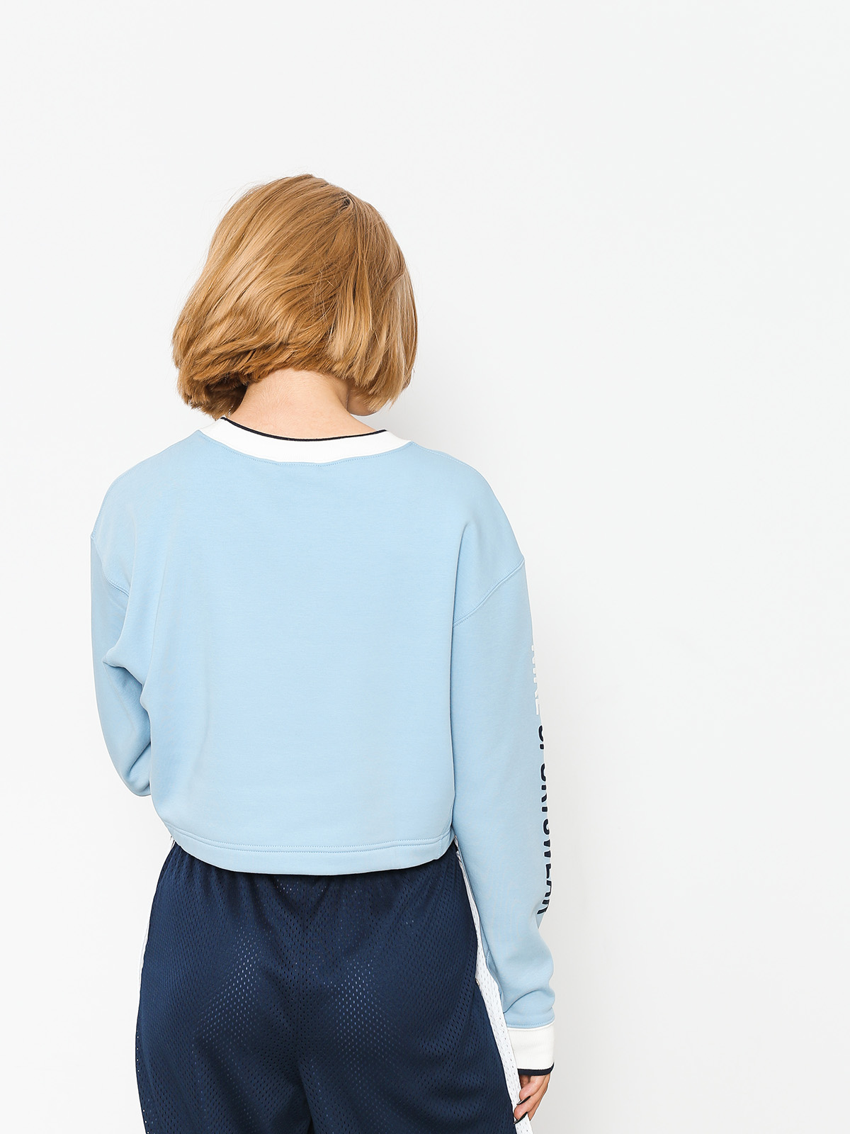 Bluza Nike Crew Rev Brs Wmn (leche blue)