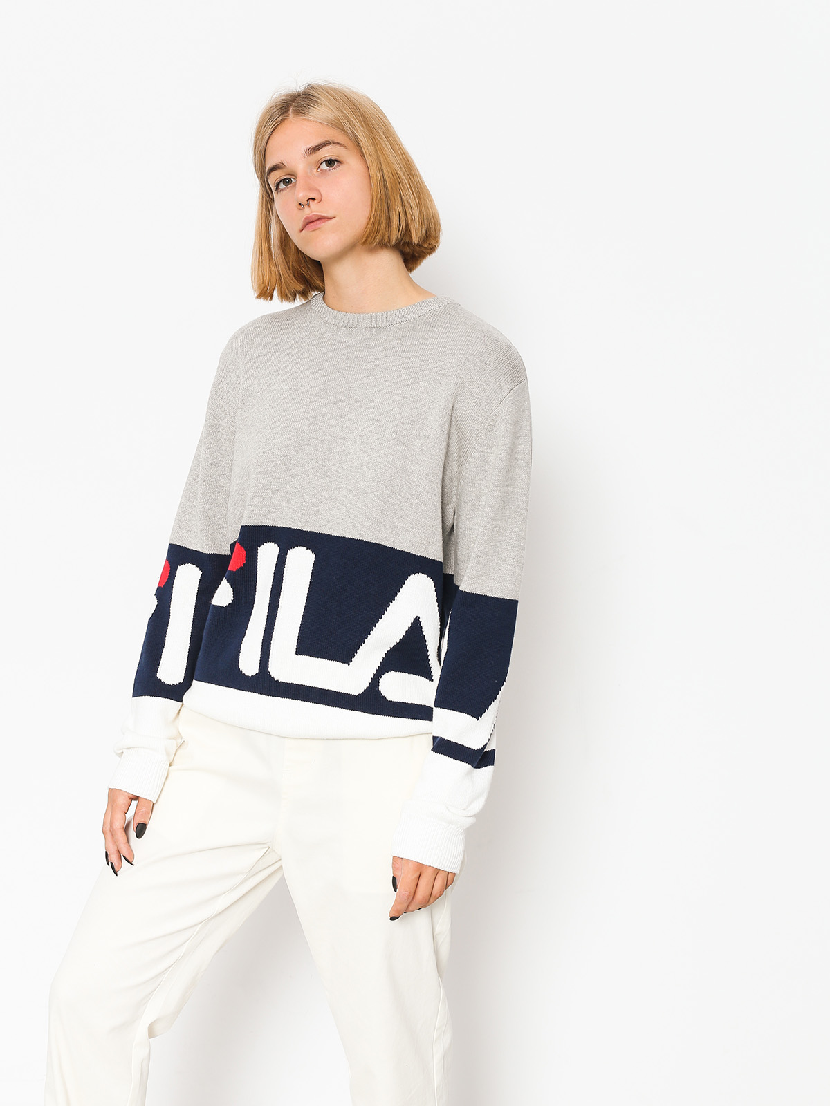 Sweter Fila Blake Wmn (grey melange)