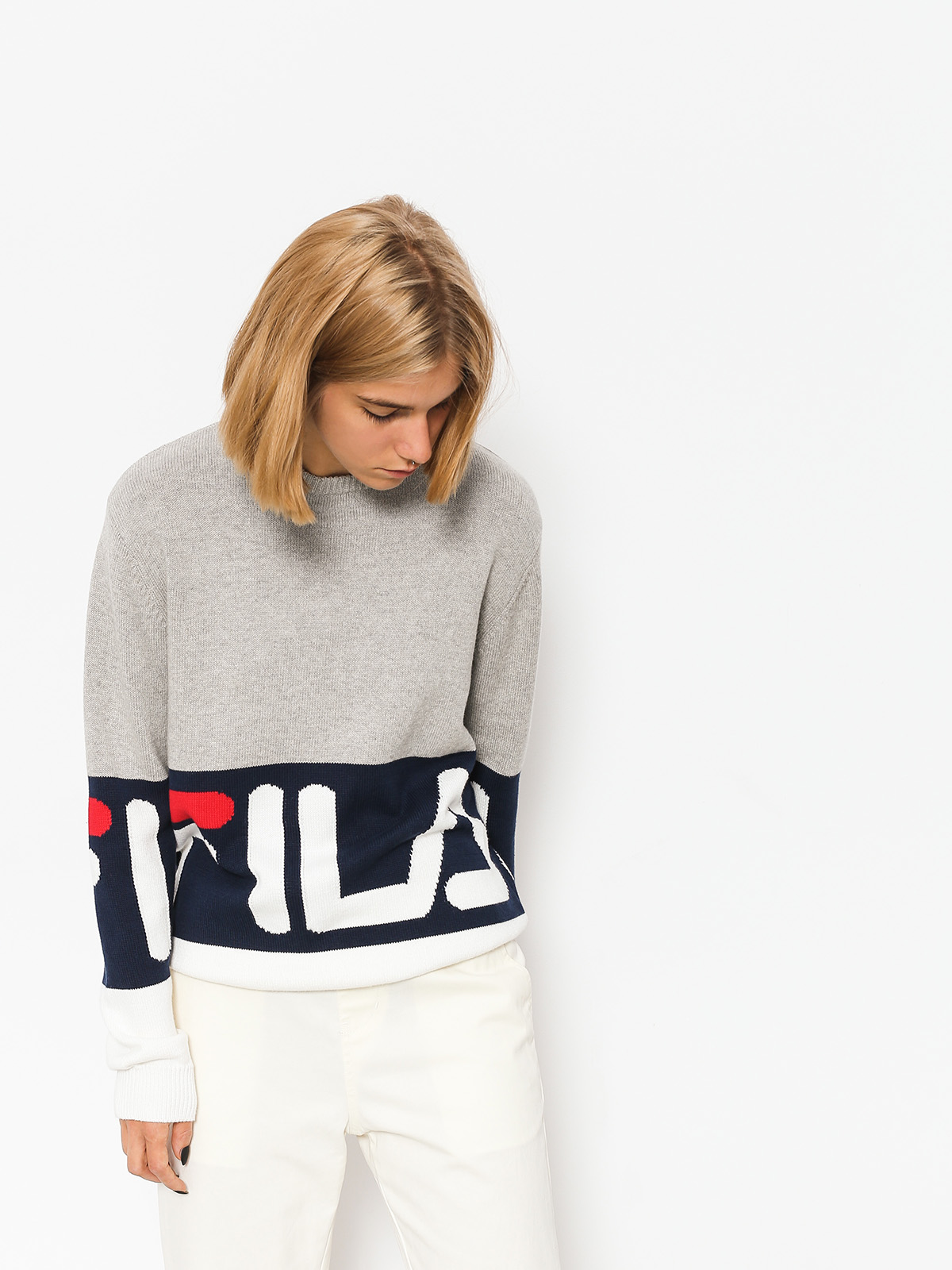 Sweter Fila Blake Wmn (grey melange)