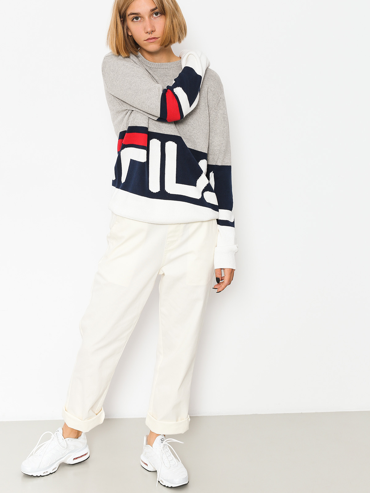 Sweter Fila Blake Wmn (grey melange)