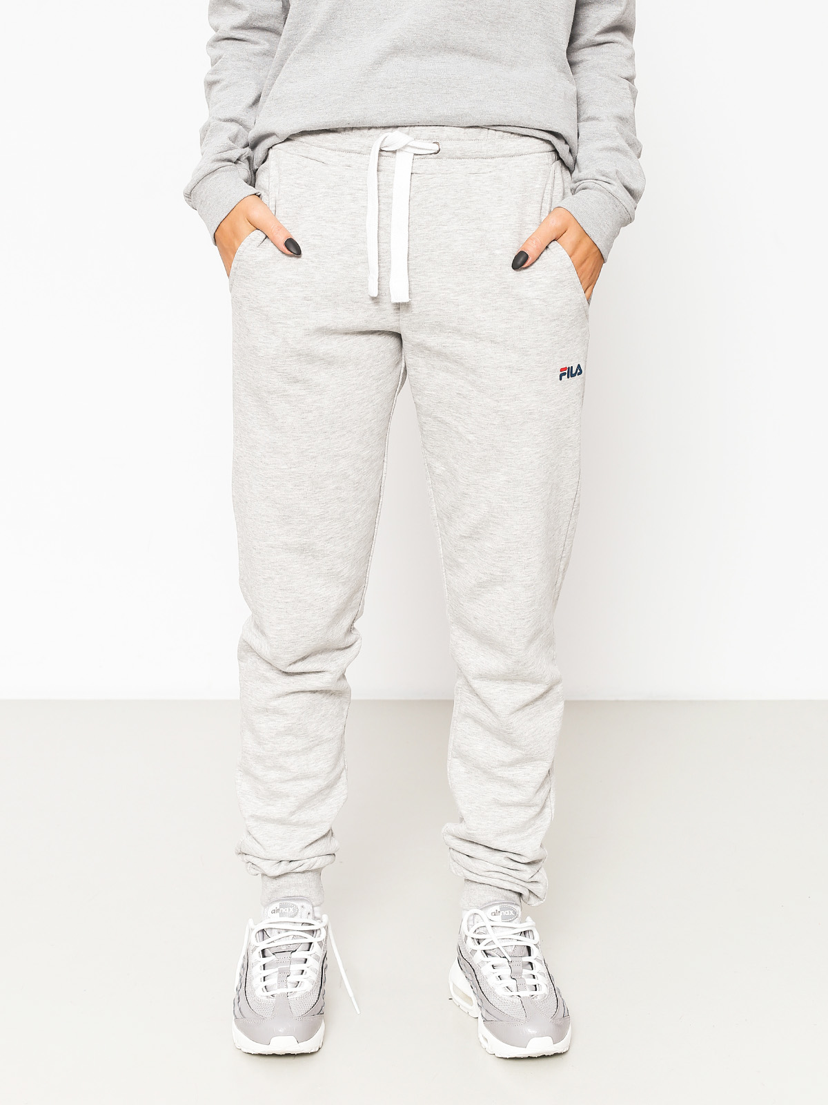 Spodnie Fila Classic Slim (light grey melange bros)