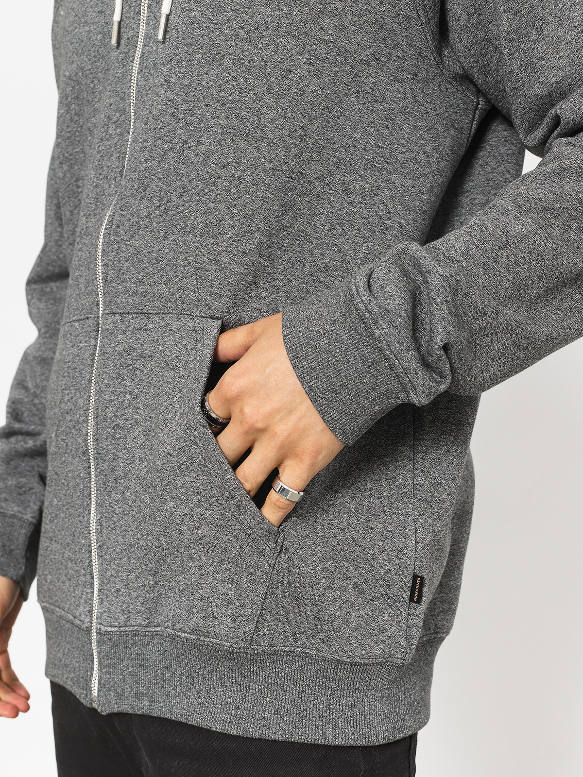 Bluza z kapturem Quiksilver Everyday ZHD (dark grey heather)