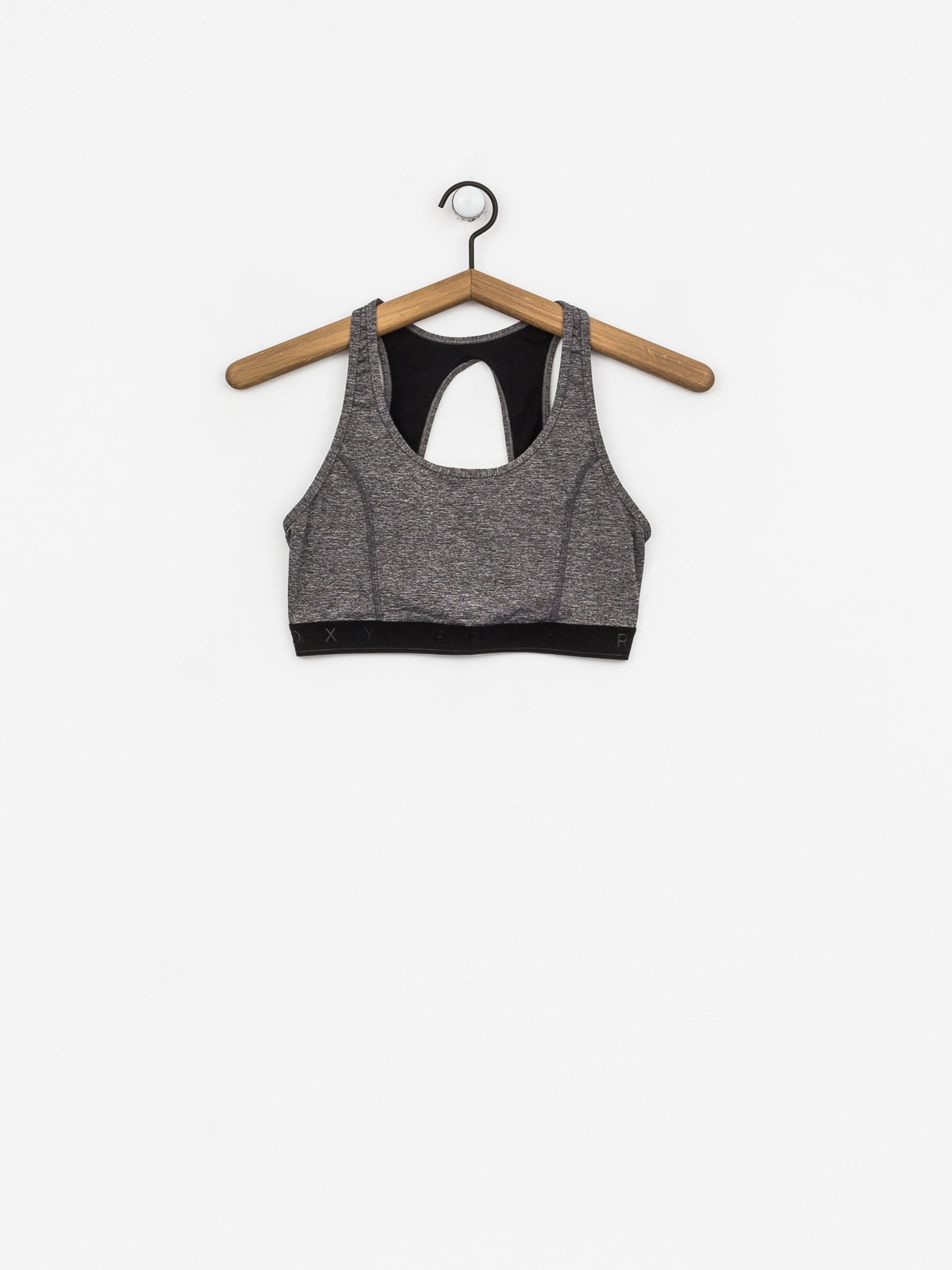 Stanik sportowy Roxy Stay Motivated Wmn (charcoal heather)