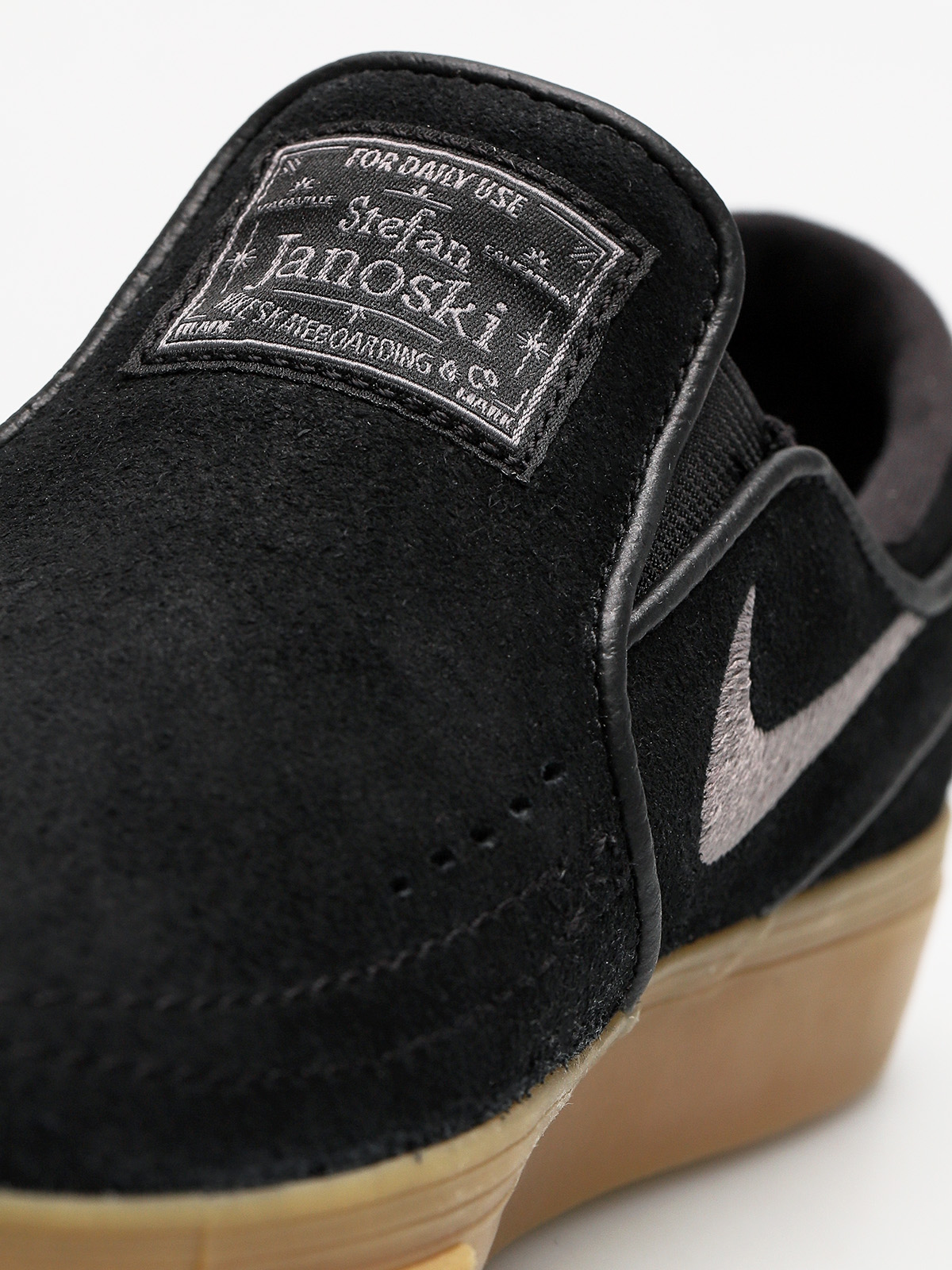 Buty Nike SB Air Zoom Stefan Janoski Slip (black/gunsmoke gum light brown)
