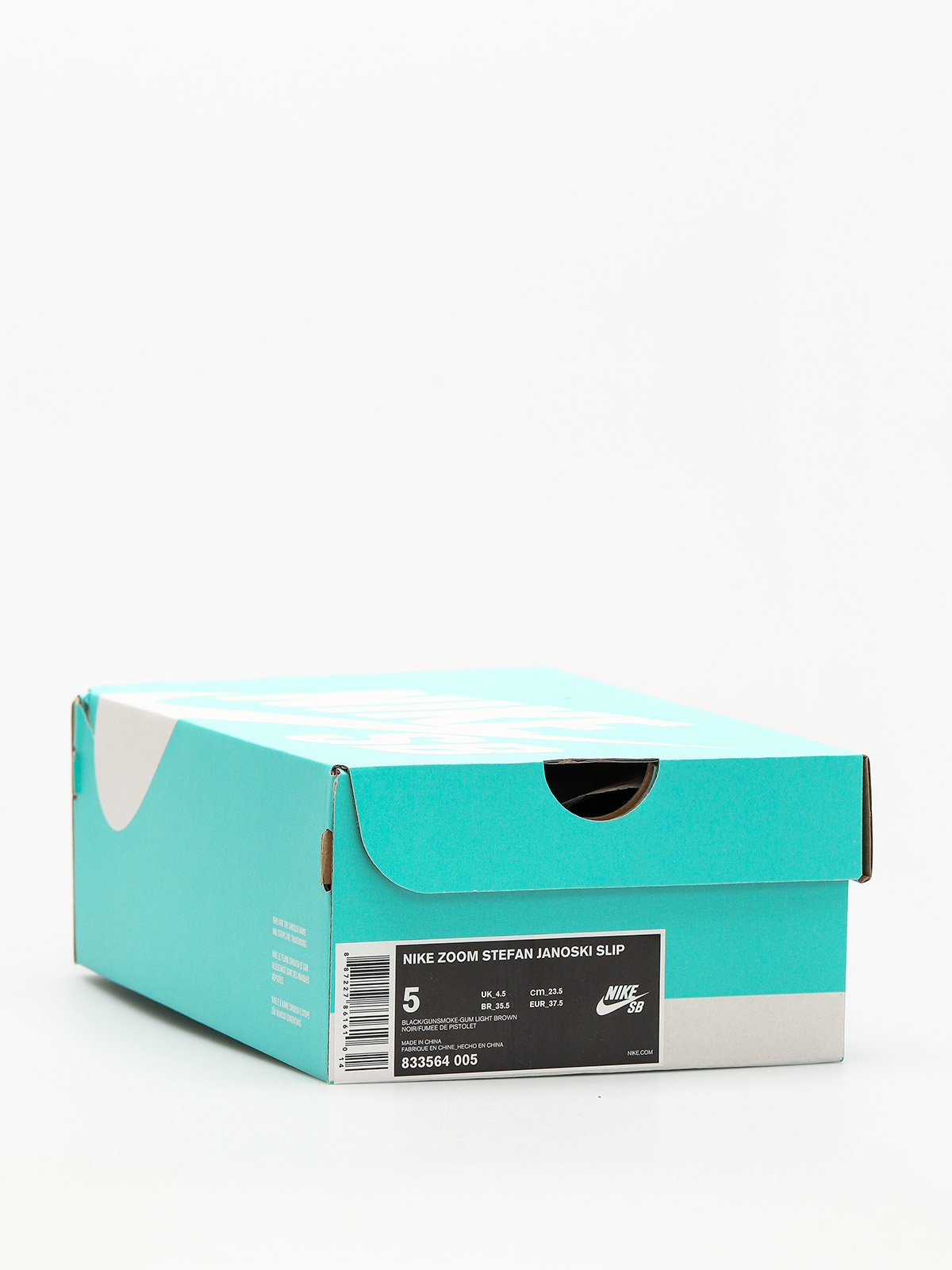 Buty Nike SB Air Zoom Stefan Janoski Slip (black/gunsmoke gum light brown)