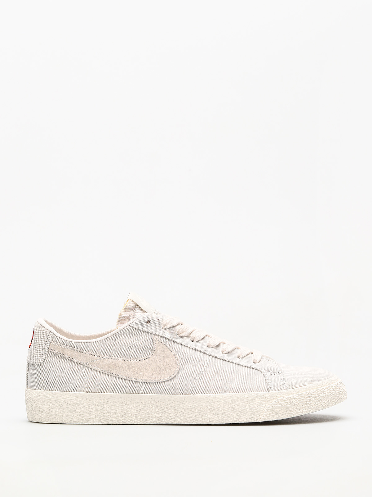 Buty Nike SB Sb Zoom Blazer Low Canvas Deconstructed (phantom/light bone habanero red)