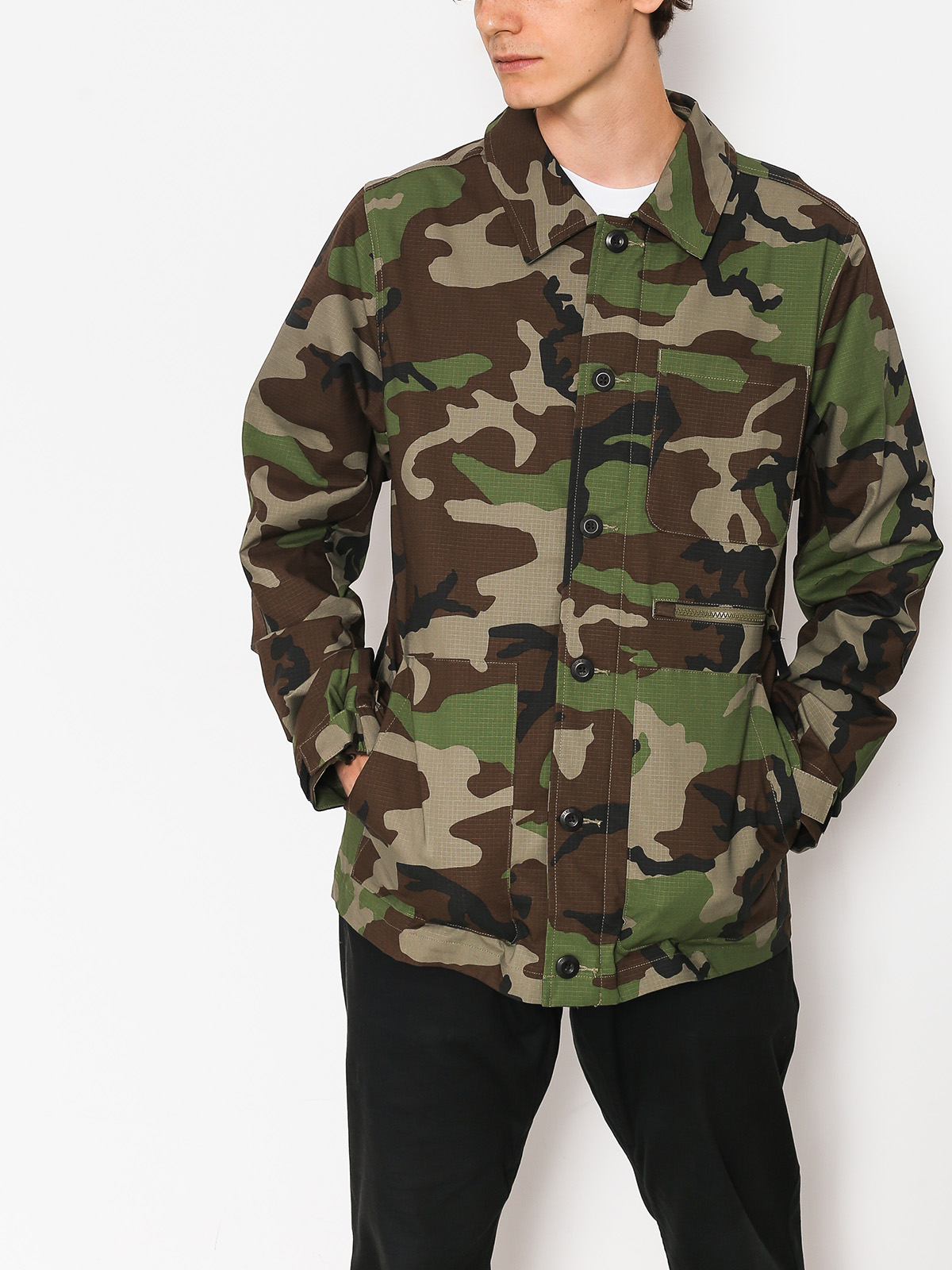 Kurtka Nike SB Sb Flex Camo (medium olive/black)