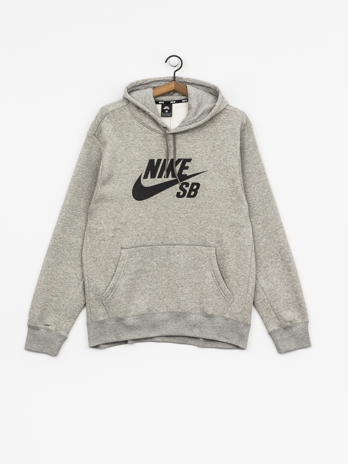 Bluza z kapturem Nike SB Sb Icon HD (dk grey heather/black)