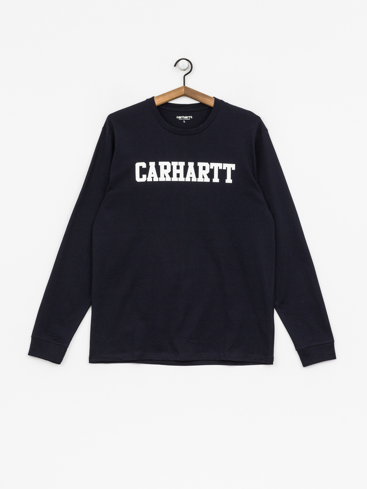 Longsleeve Carhartt WIP College (dark navy/white)