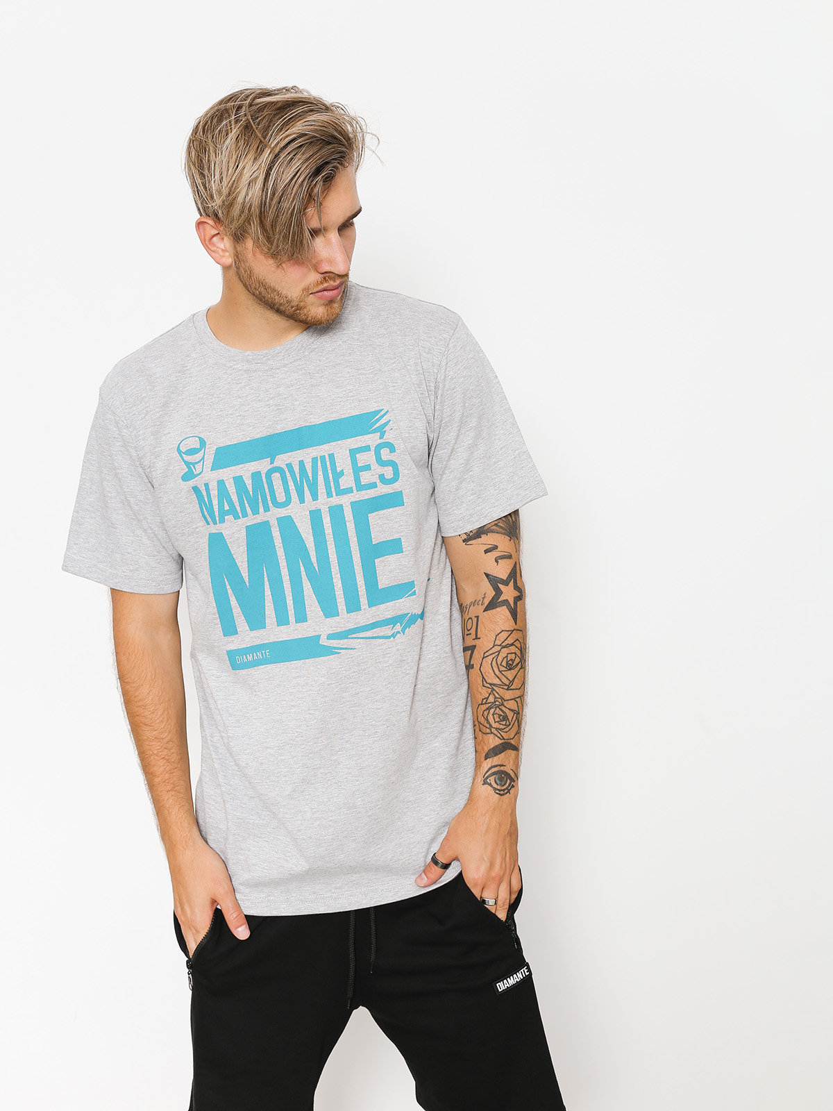 T-shirt Diamante Wear Namówiłeś Mnie (grey)