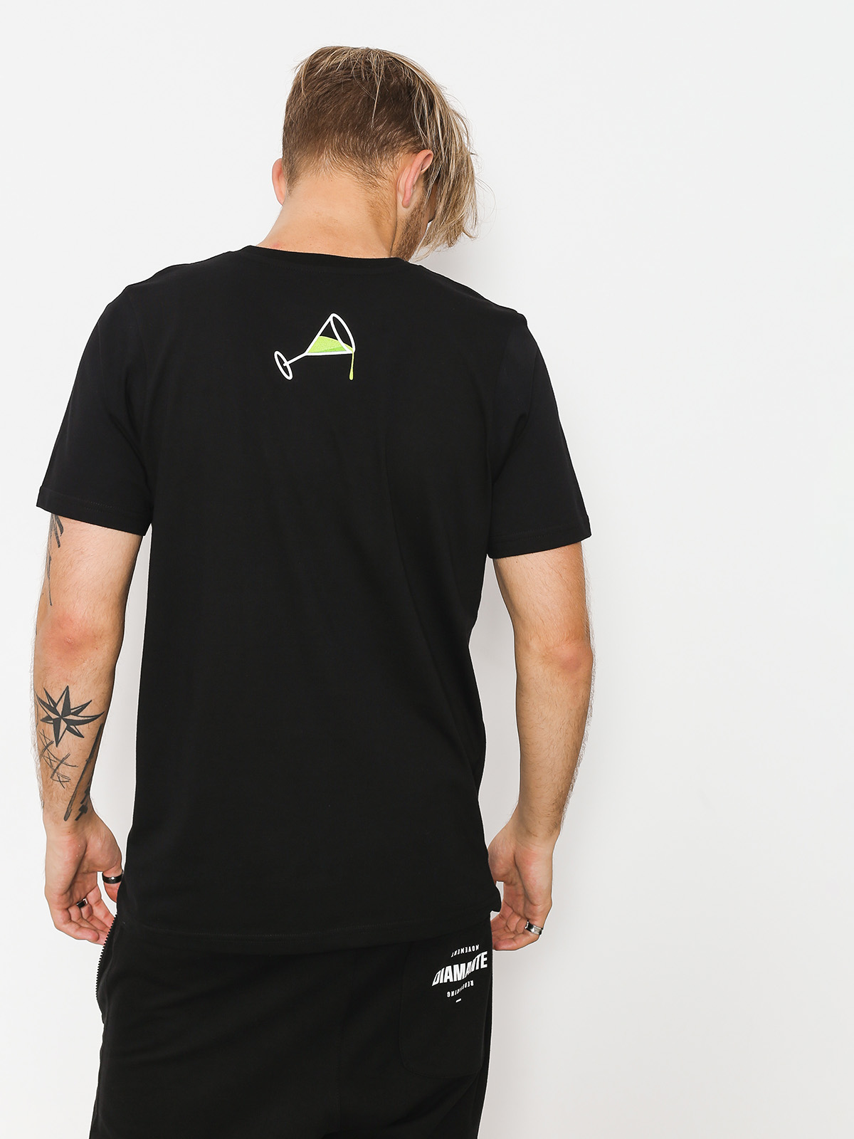 T-shirt Diamante Wear Ciężko Jest Lekko Żyć (black/white/green)