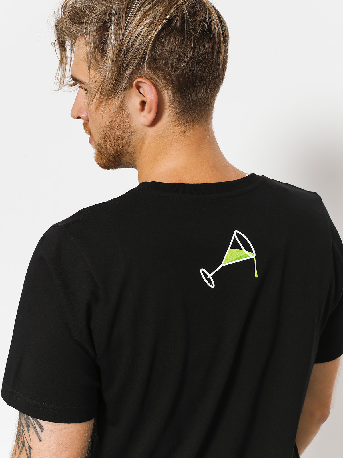 T-shirt Diamante Wear Ciężko Jest Lekko Żyć (black/white/green)