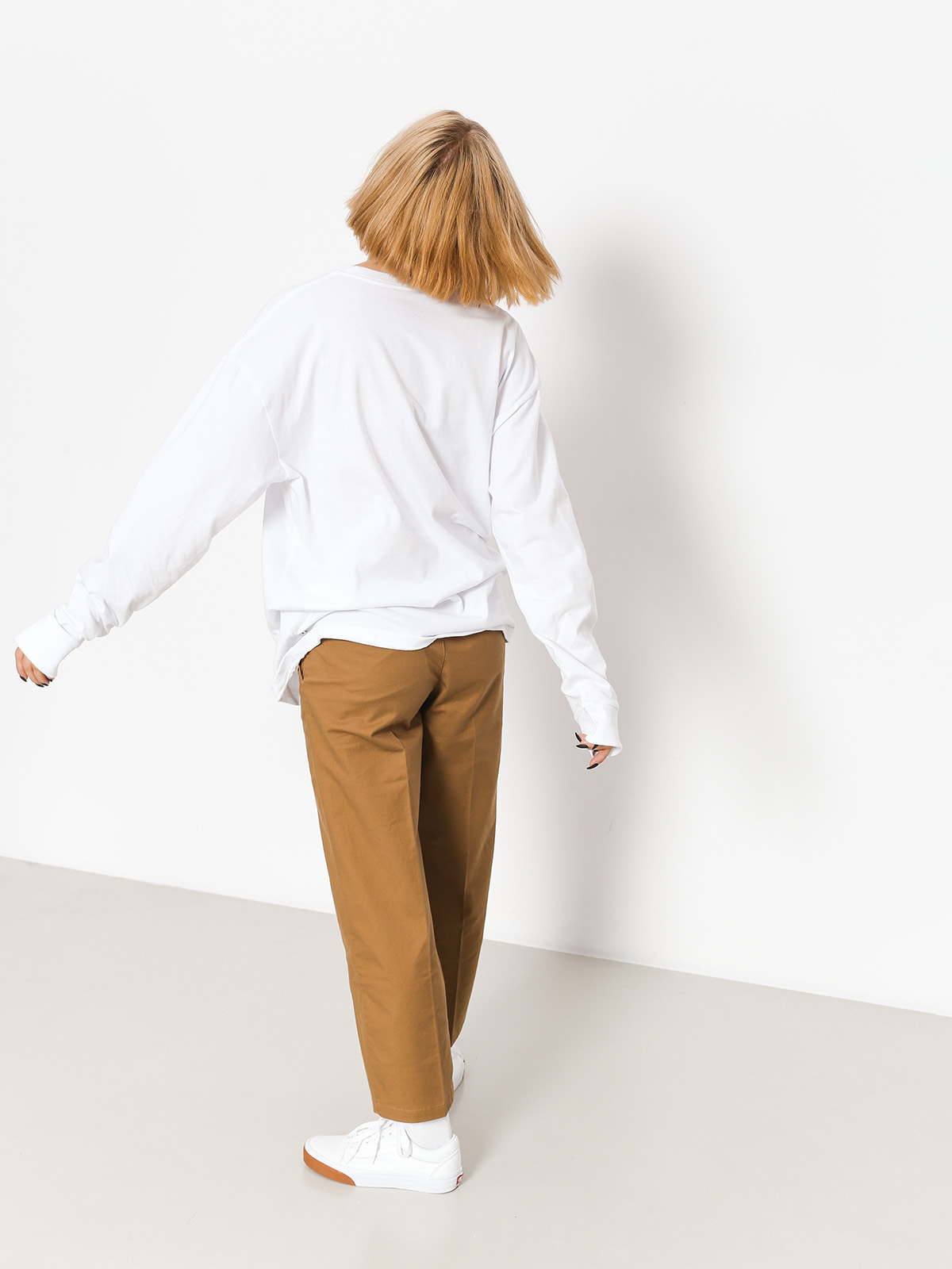 Spodnie Vans Authentic Wide Leg Wmn (dirt)