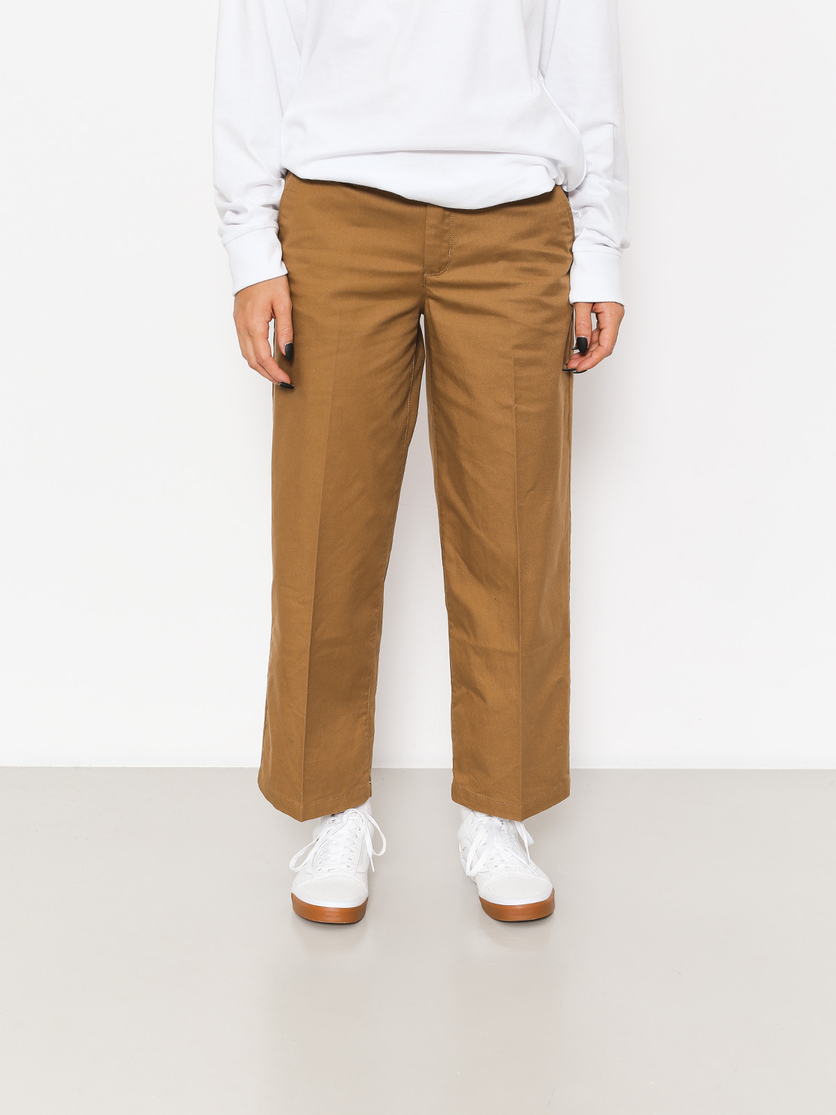 Spodnie Vans Authentic Wide Leg Wmn (dirt)