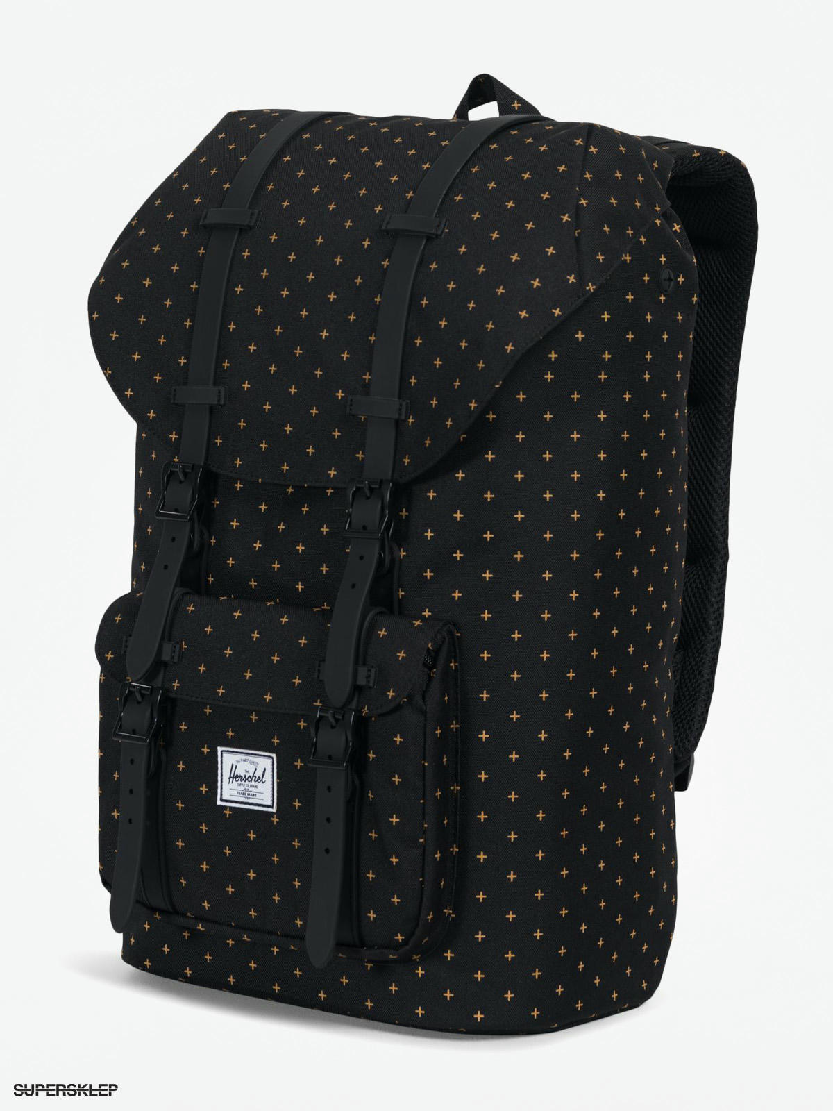 black gridlock gold herschel