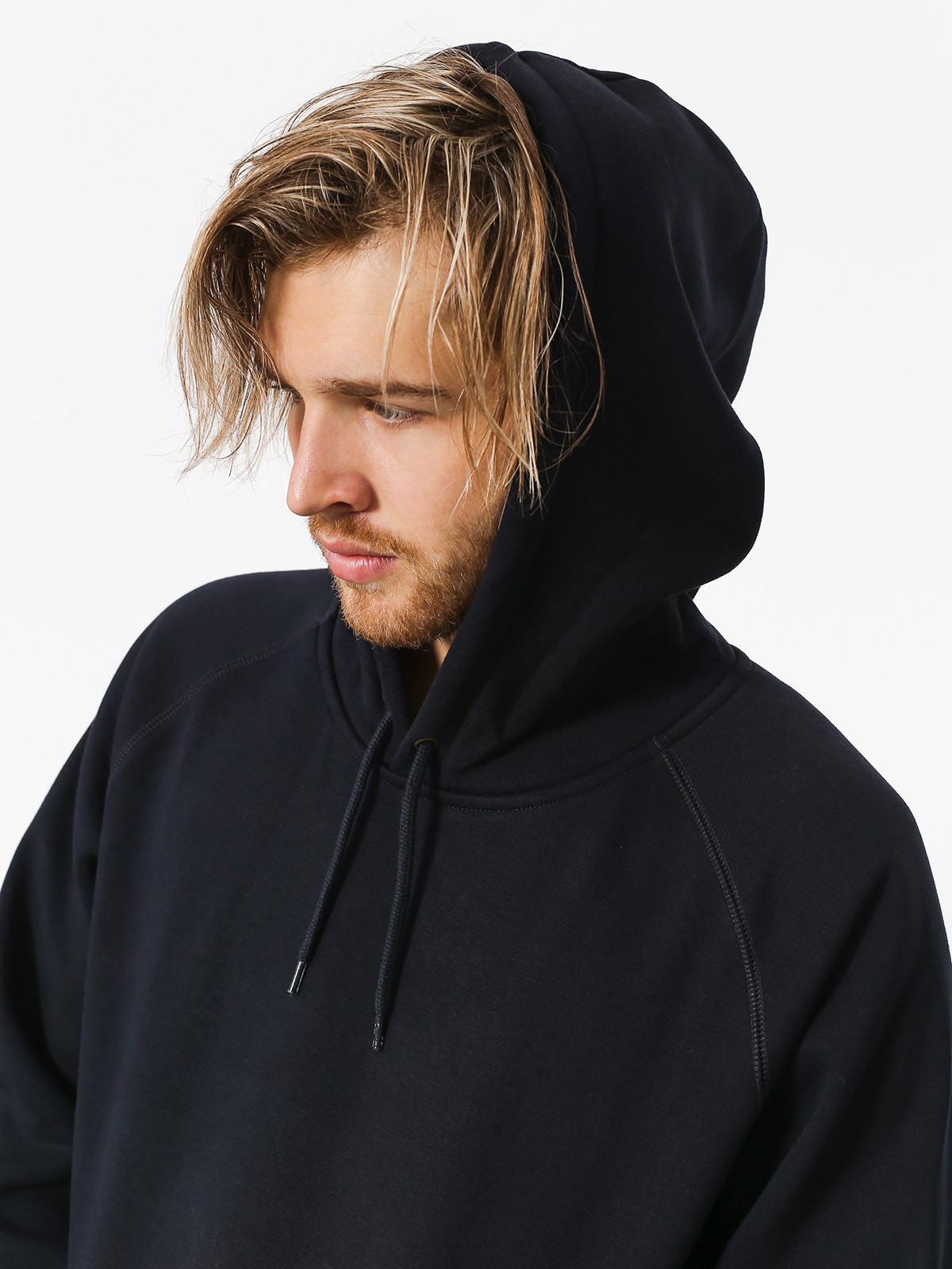 Bluza z kapturem Carhartt WIP Chase HD (dark navy/gold)