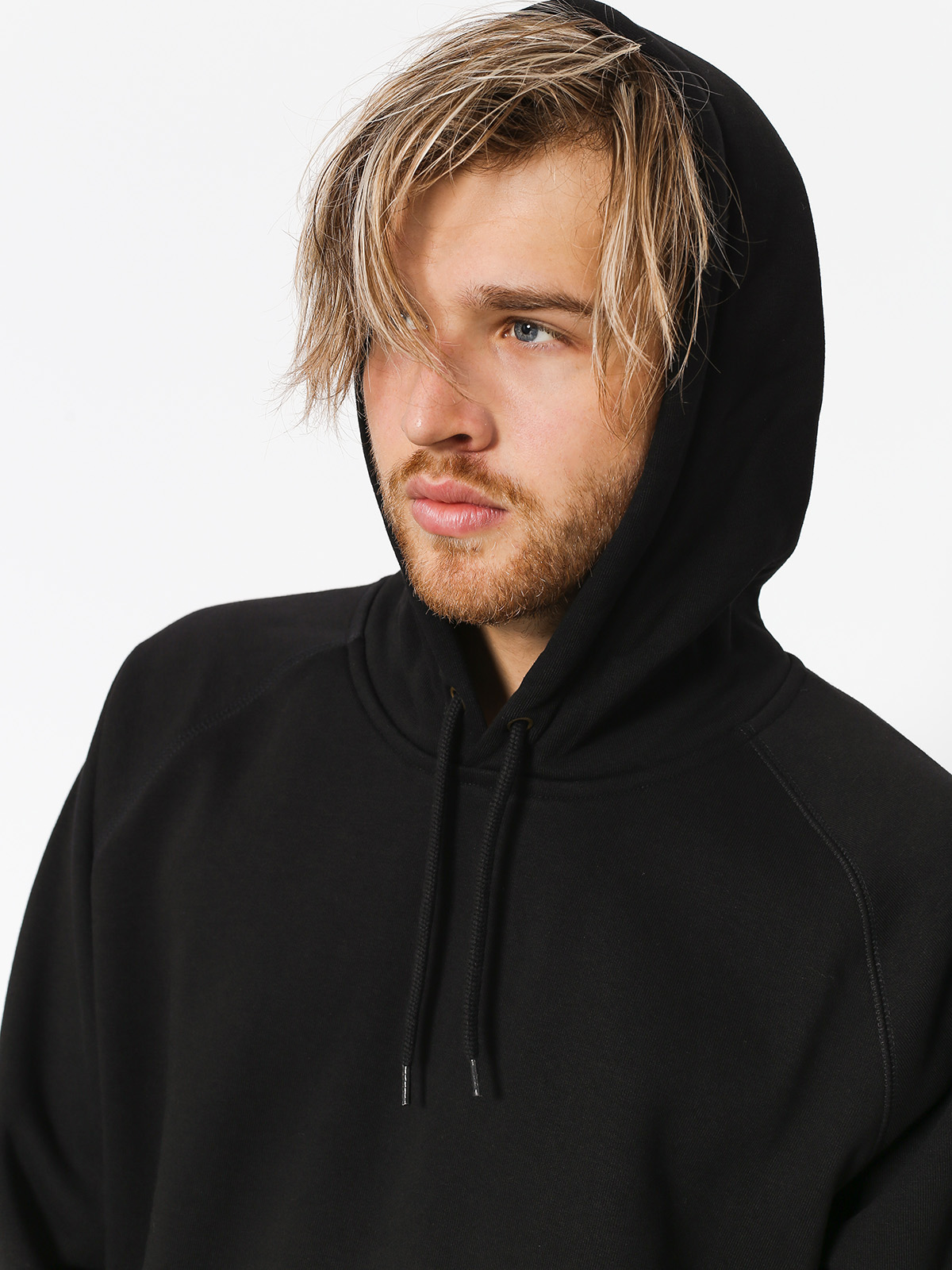 Bluza z kapturem Carhartt WIP Chase HD (black/gold)