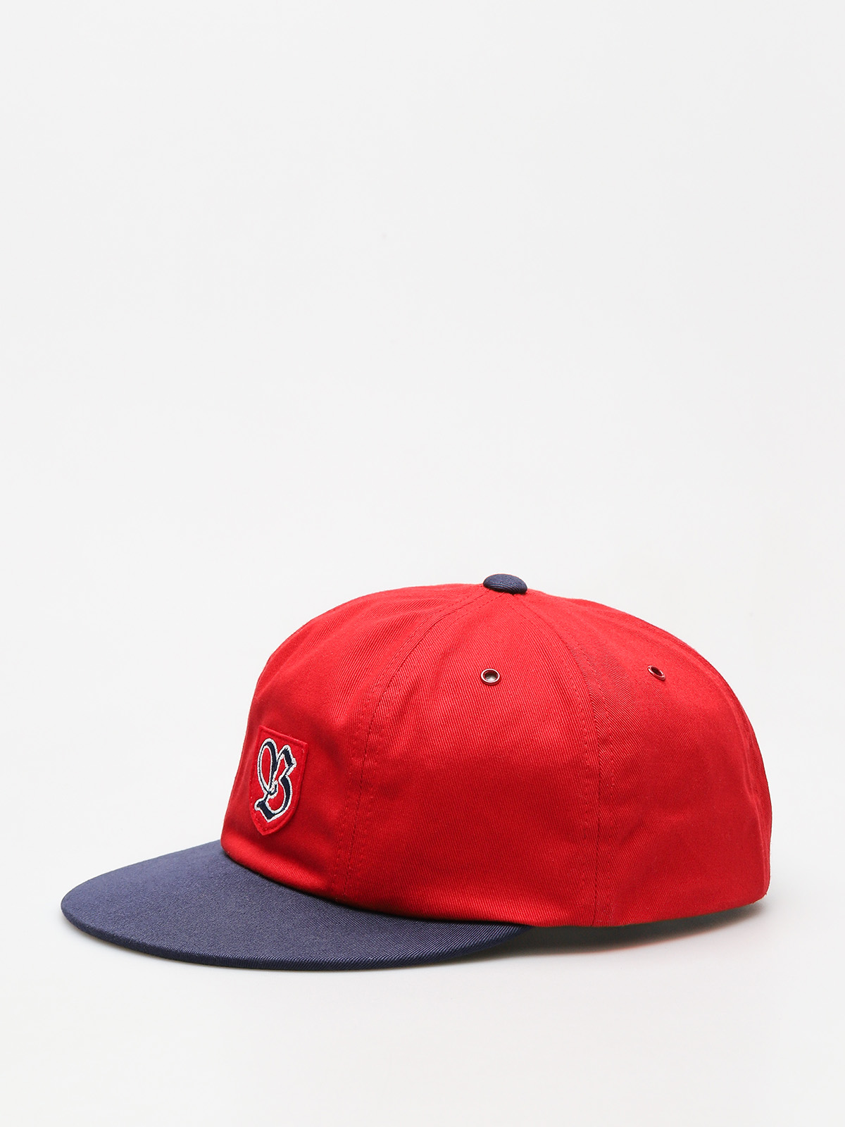 Czapka z daszkiem Brixton Snider (red/navy)