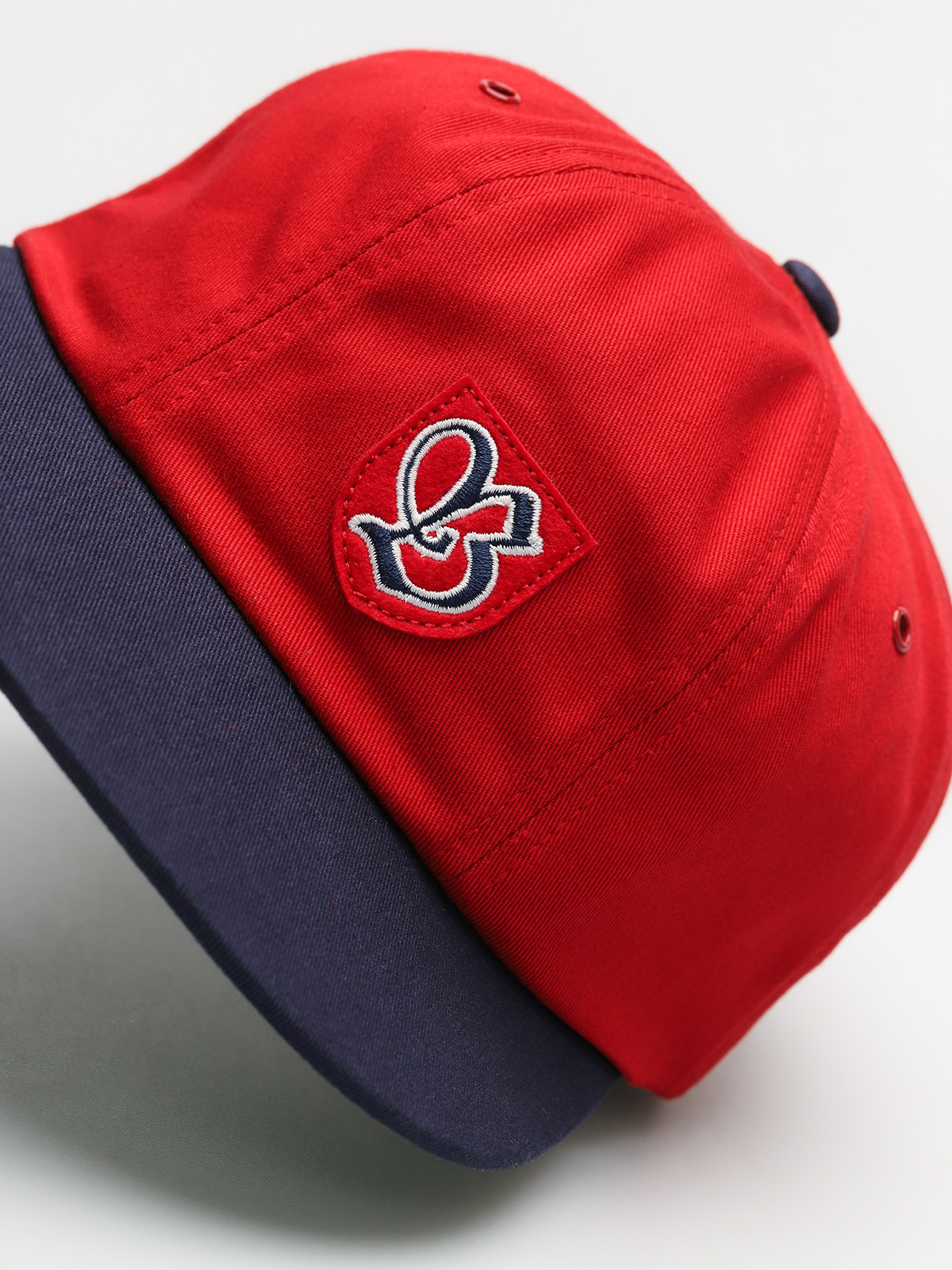 Czapka z daszkiem Brixton Snider (red/navy)