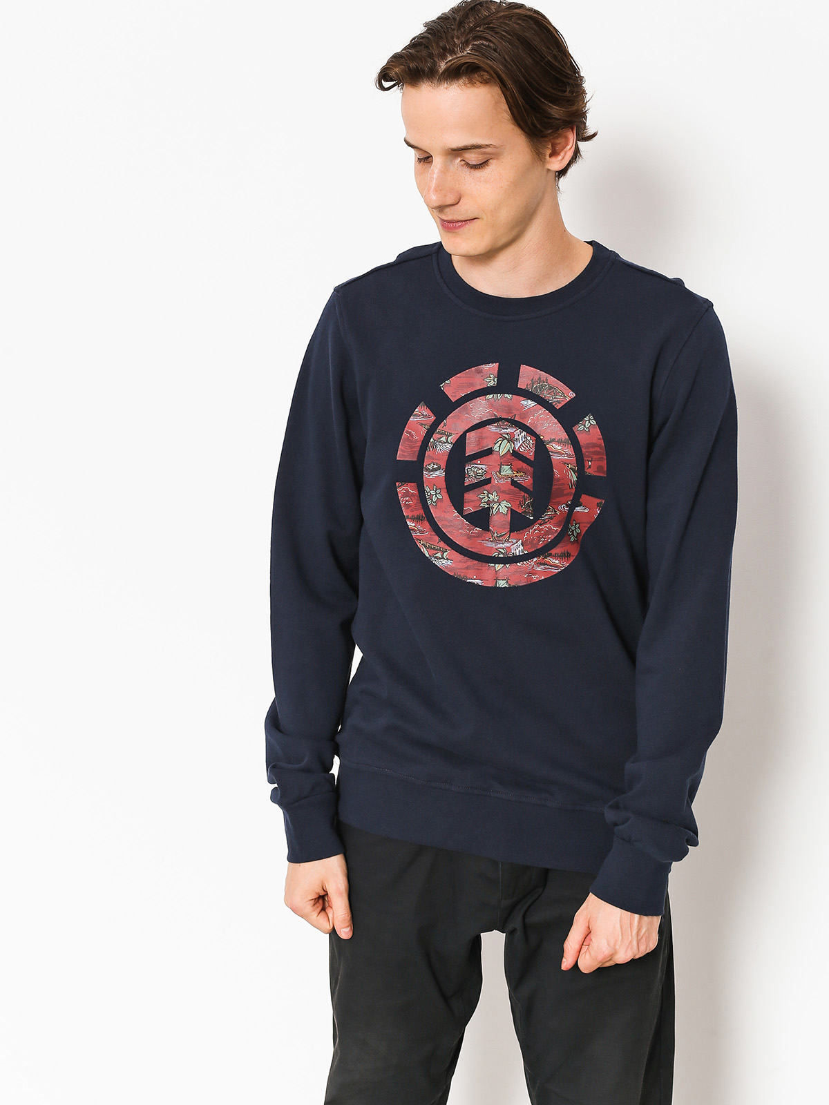 Bluza Element Logo Fill Crew (eclipse navy)