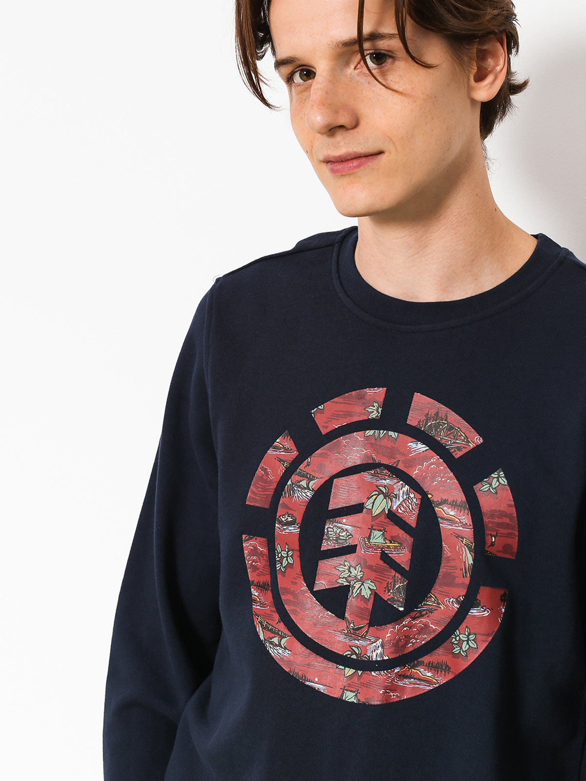 Bluza Element Logo Fill Crew (eclipse navy)