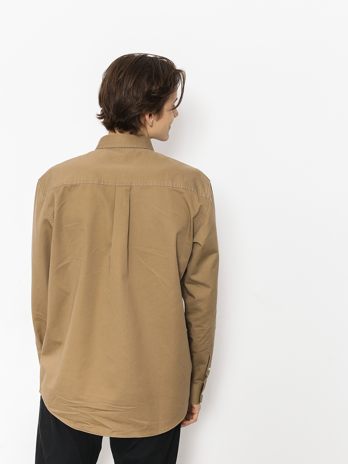 Koszula Carhartt WIP Madison Ls (leather/black)