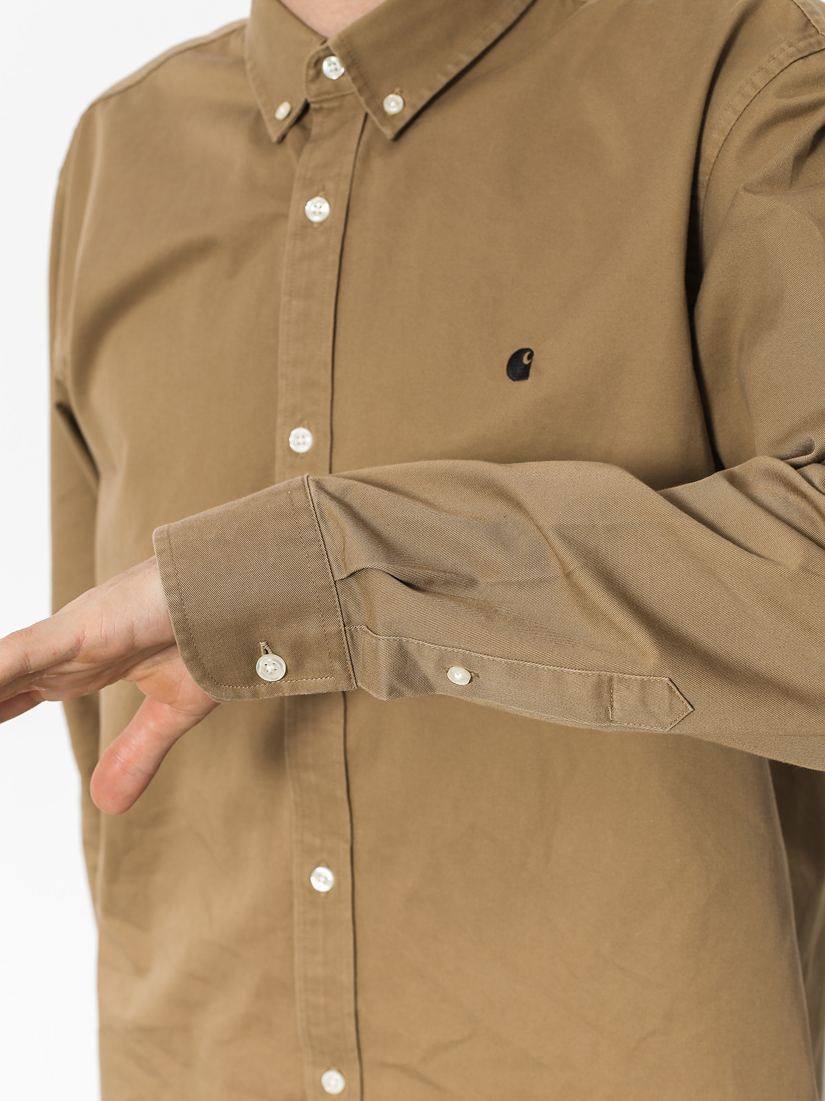 Koszula Carhartt WIP Madison Ls (leather/black)