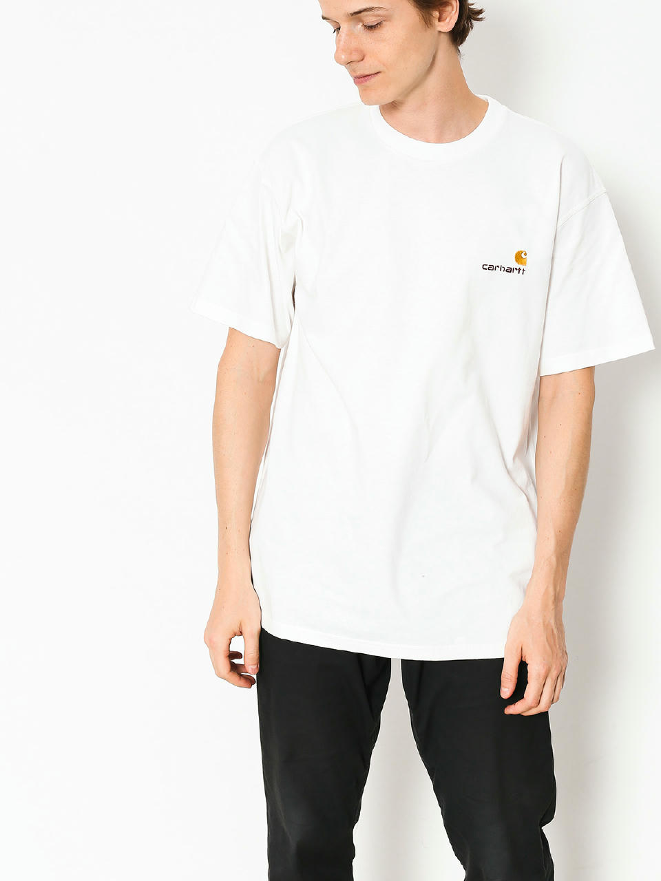 T-shirt Carhartt WIP American Script (white)