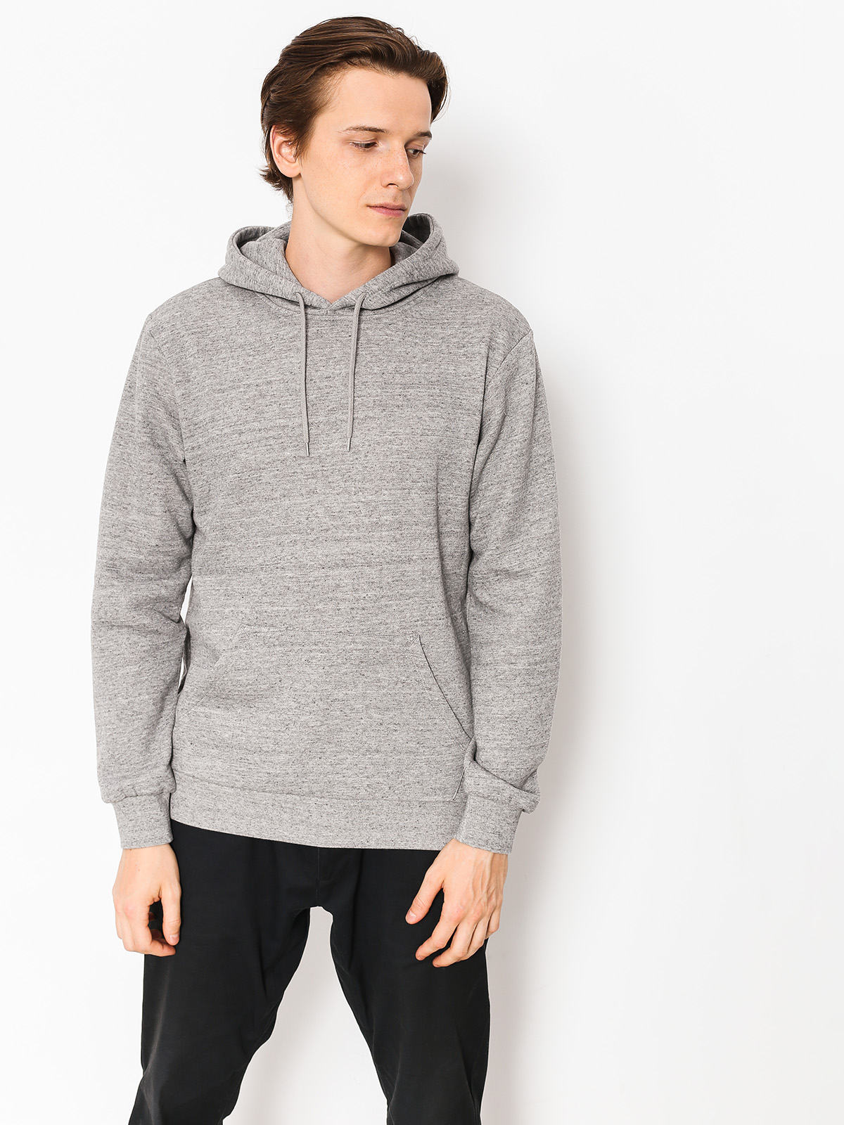 Bluza z kapturem Brixton Basic HD (heather grey)