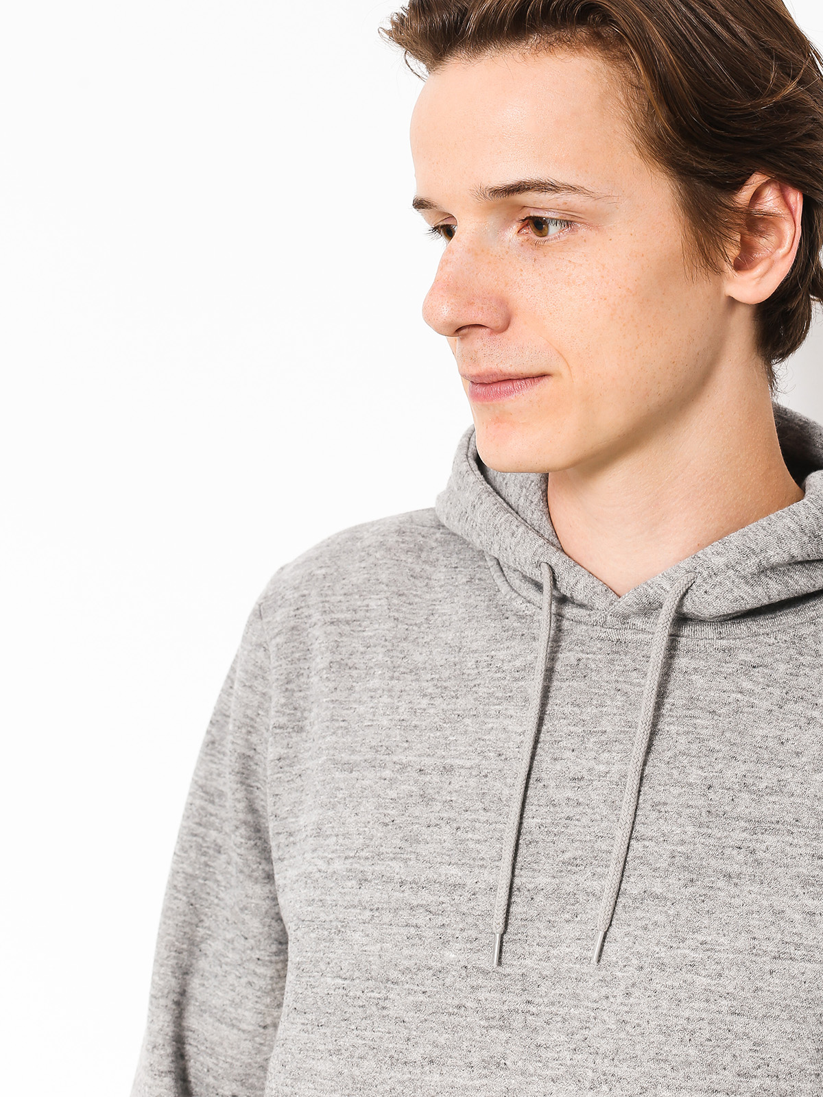 Bluza z kapturem Brixton Basic HD (heather grey)