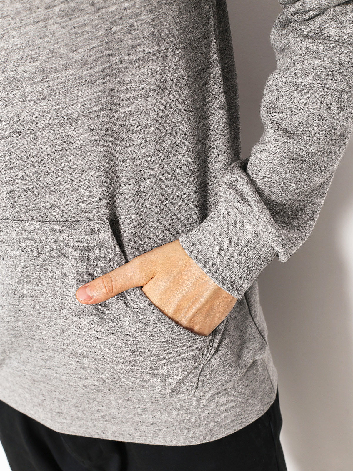 Bluza z kapturem Brixton Basic HD (heather grey)