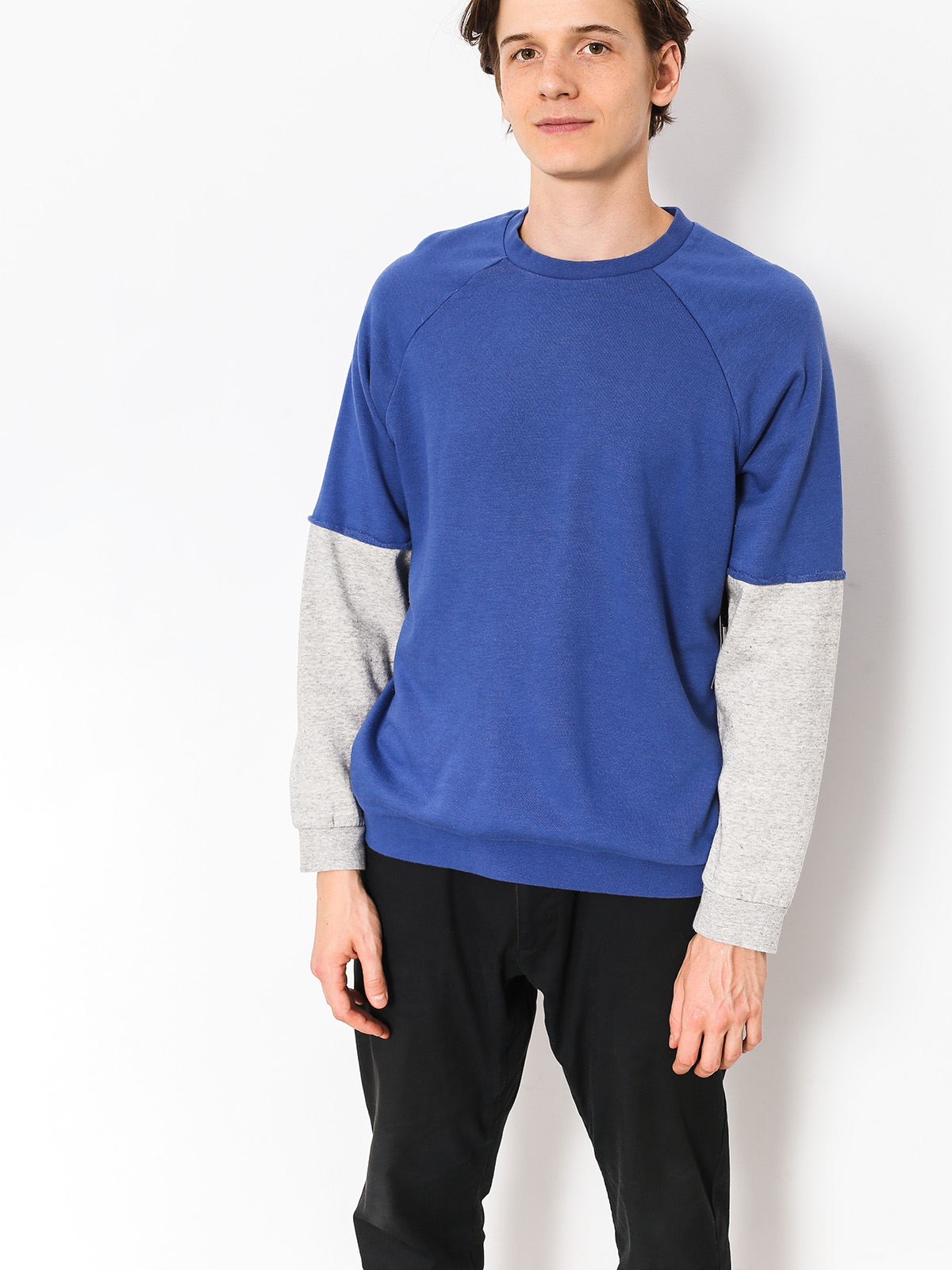 Bluza Brixton Knowles Crew (cobalt)