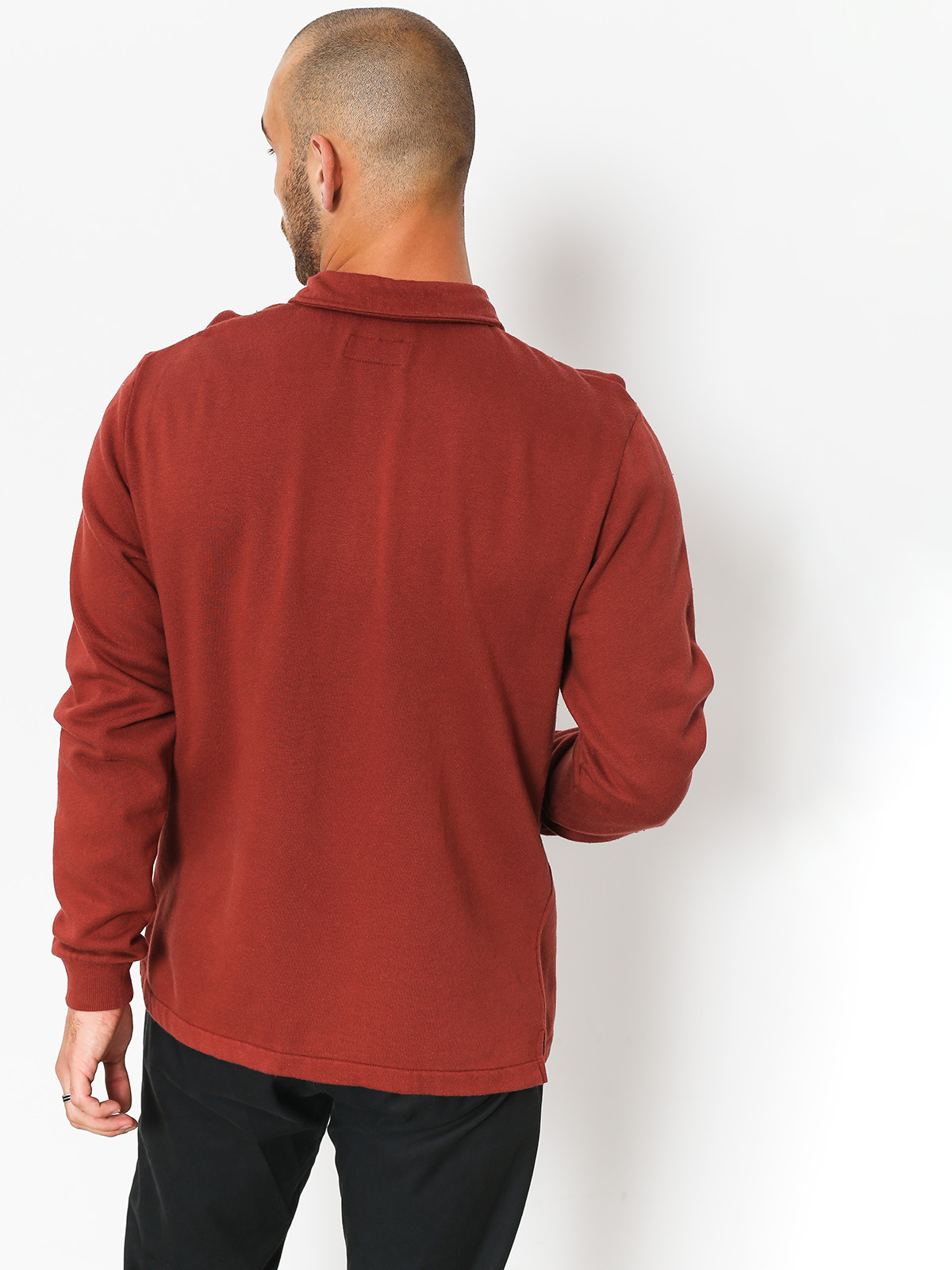 Bluza Brixton Capone Polo Crew (brick)