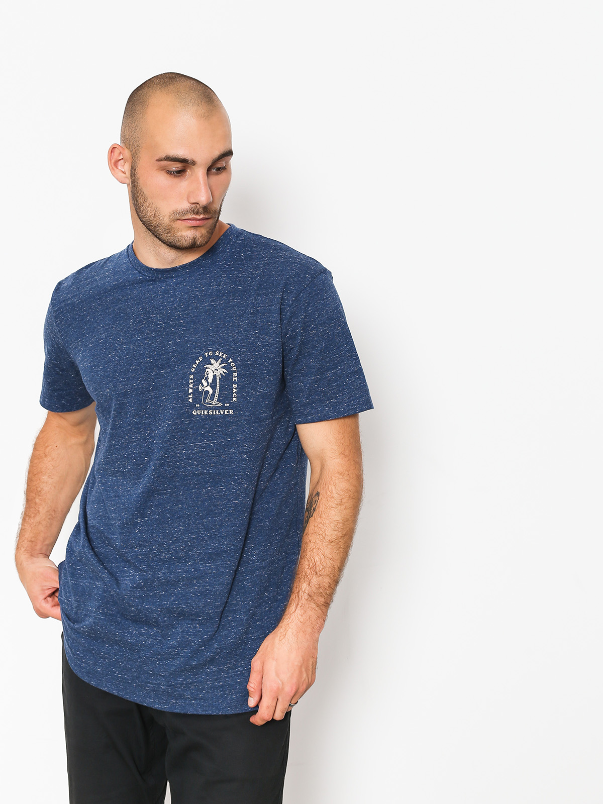 T-shirt Quiksilver Glady Our E Back (medieval blue heathe)