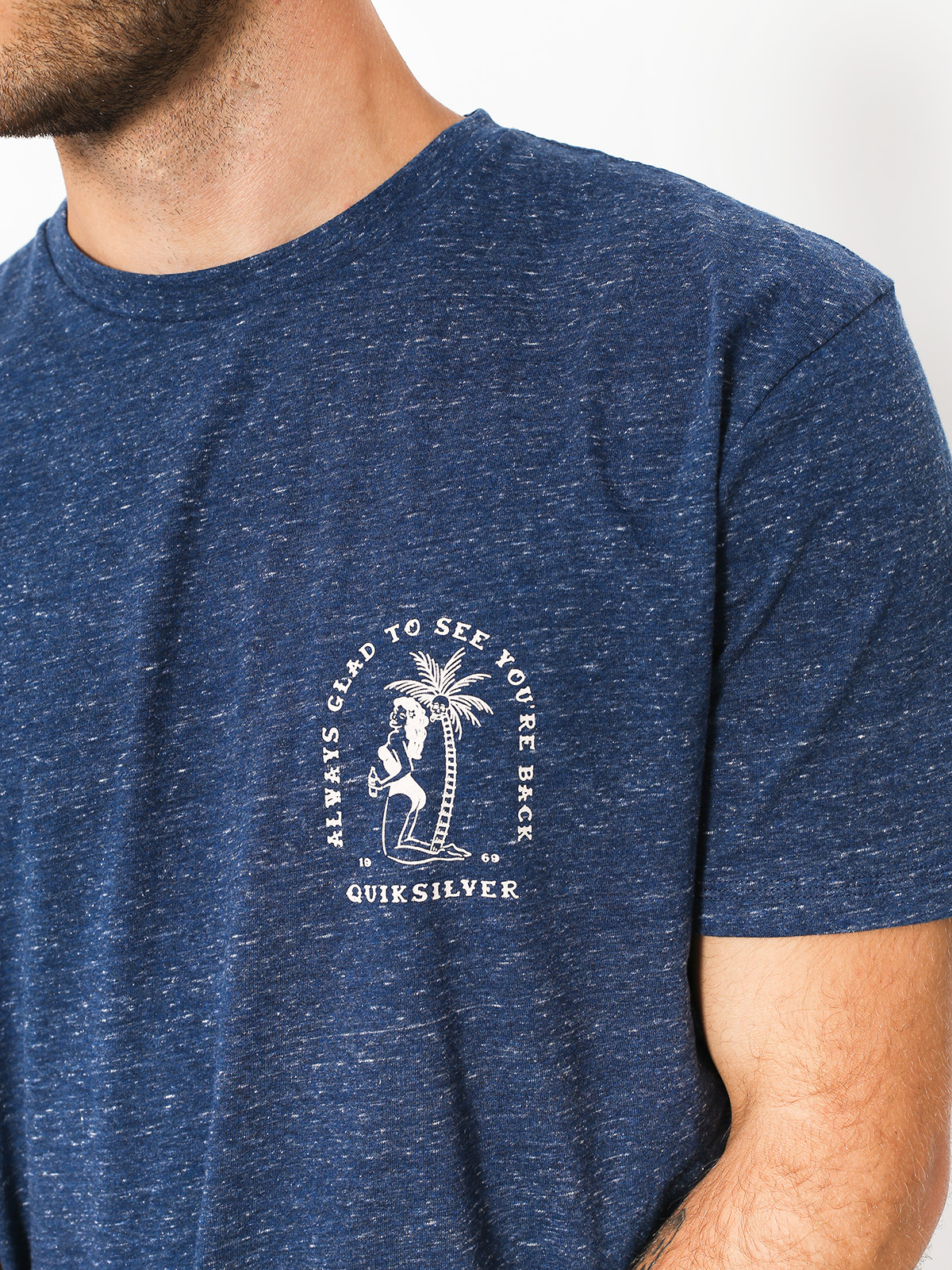 T-shirt Quiksilver Glady Our E Back (medieval blue heathe)