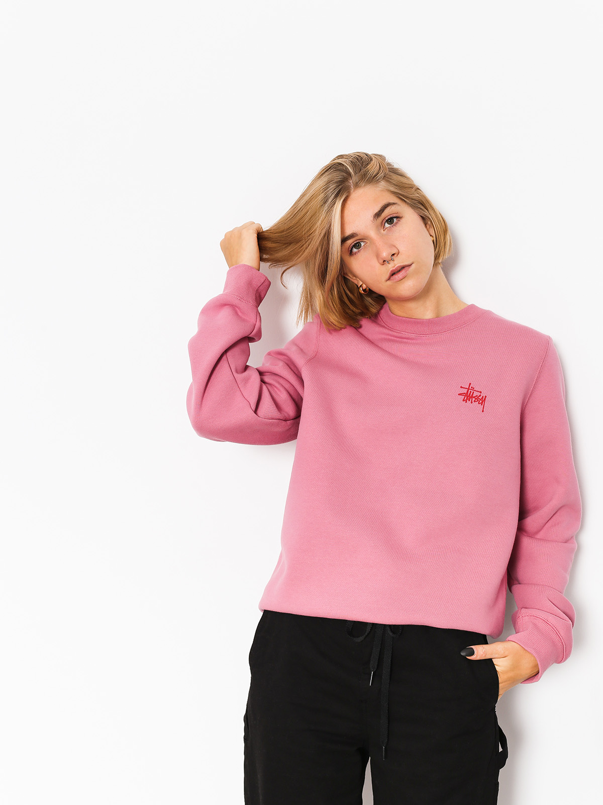 Bluza Stussy Basic Stussy Wmn (orchid)