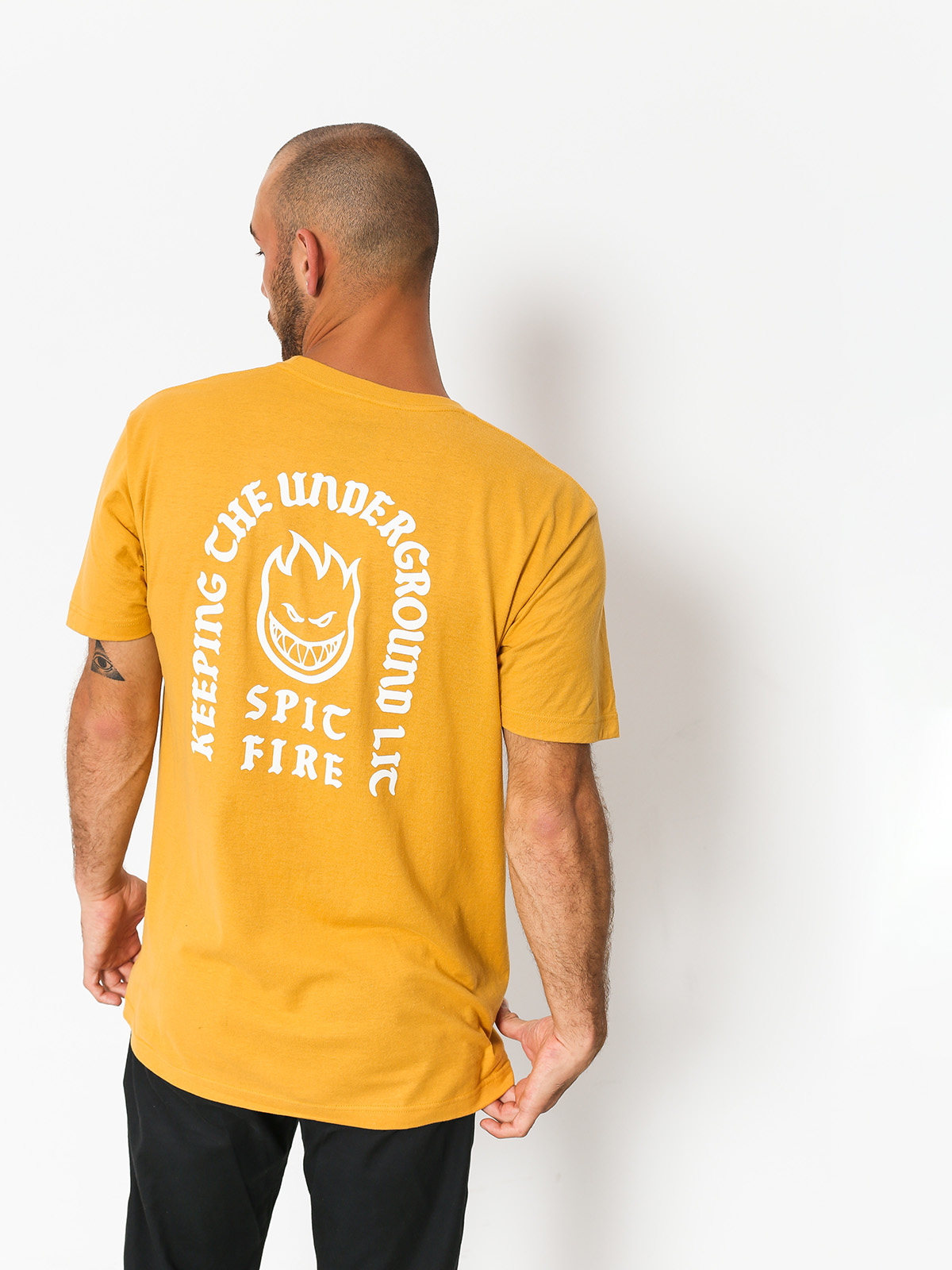 T-shirt Spitfire Stdy Rckn Bghd (mustard)