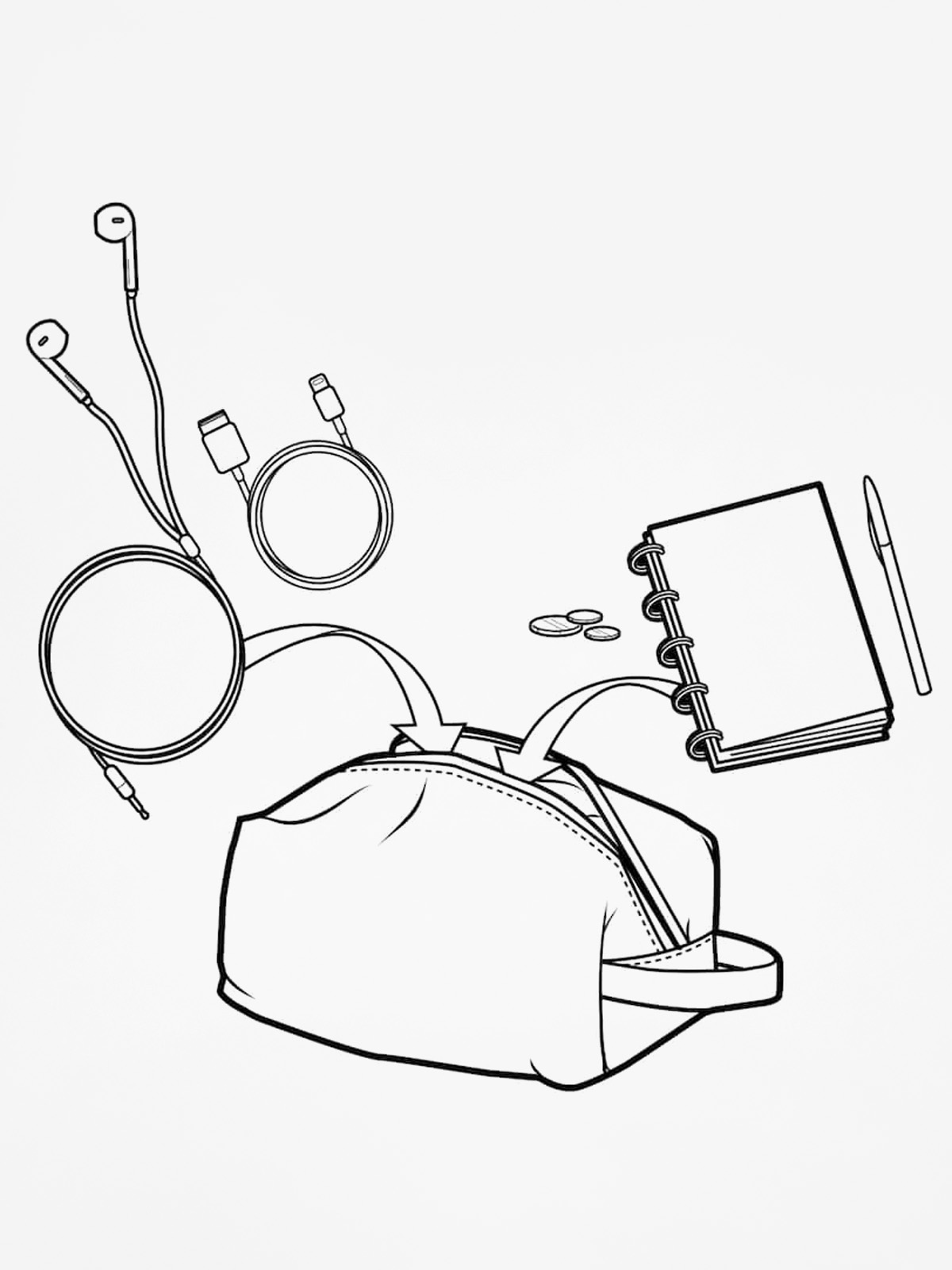 Piórnik Burton Accessory Case (checkyoself print)