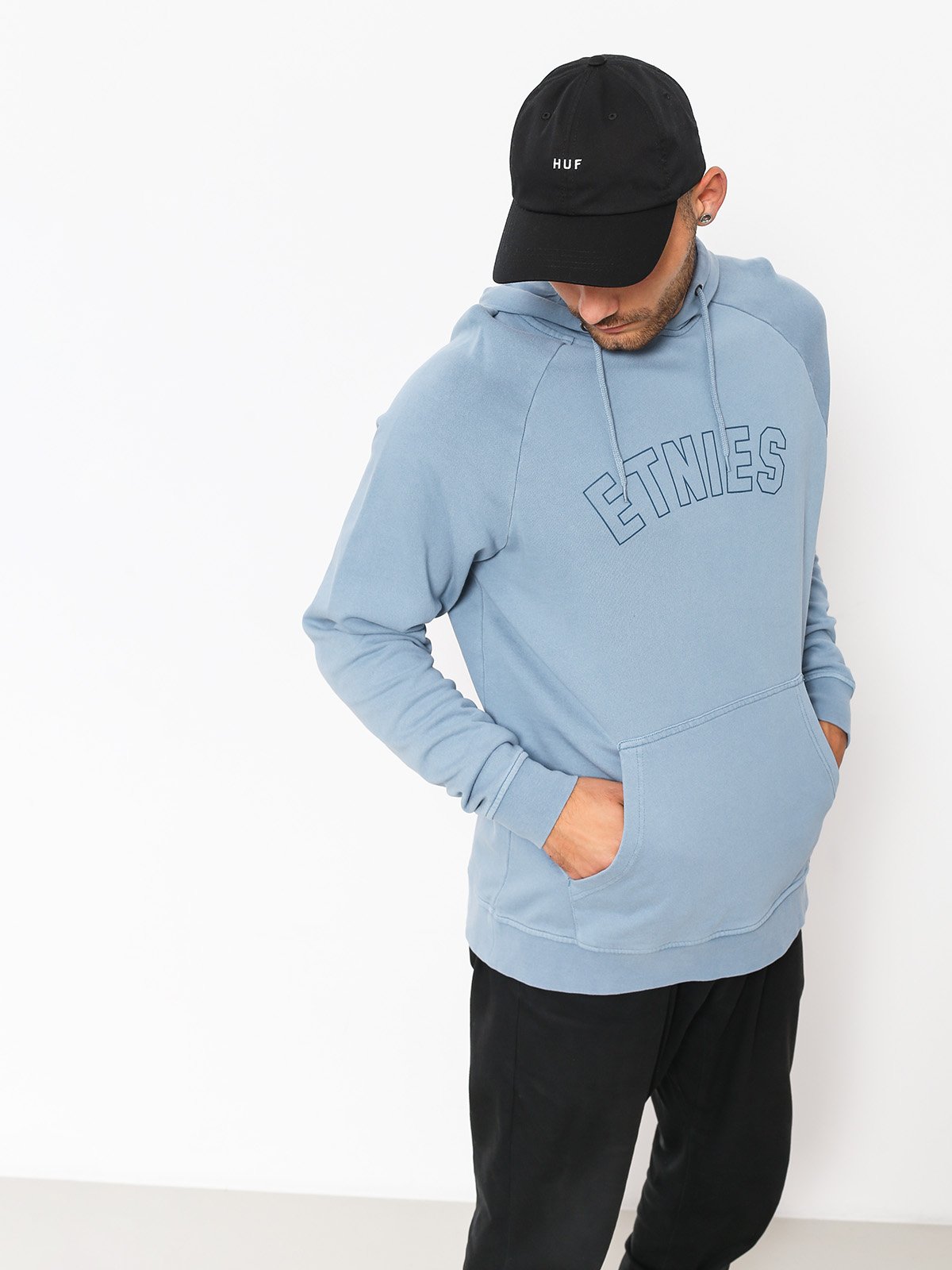 Bluza z kapturem Etnies Vintage HD (blue)