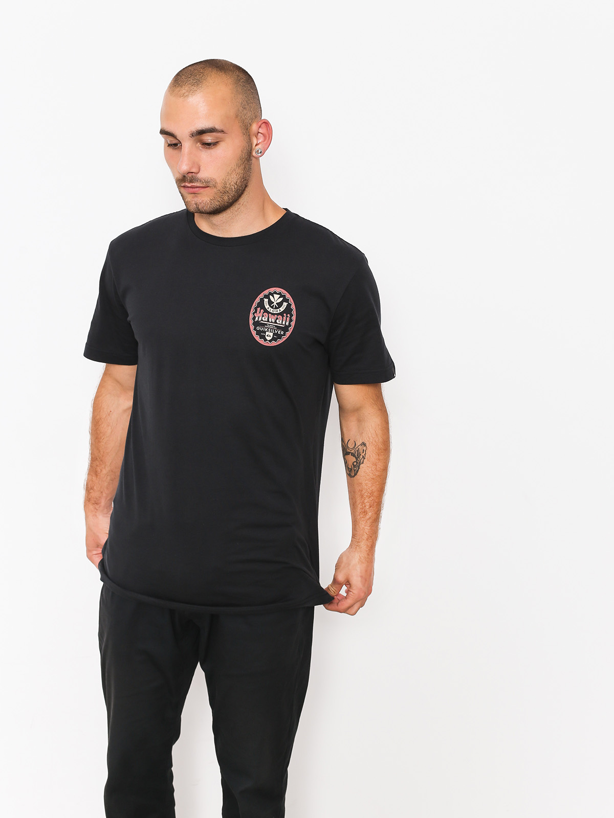 T-shirt Quiksilver Hibeer Tee (black)