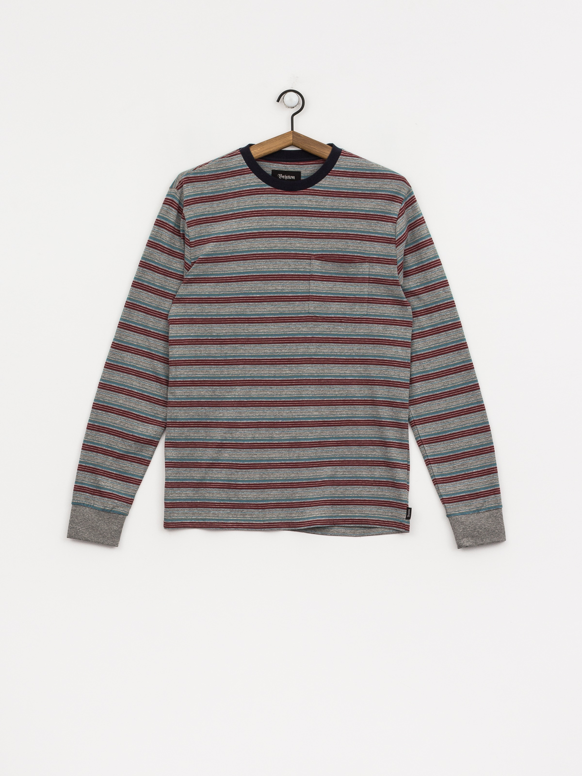 Longsleeve Brixton Pilsen LS Pkt (grey)