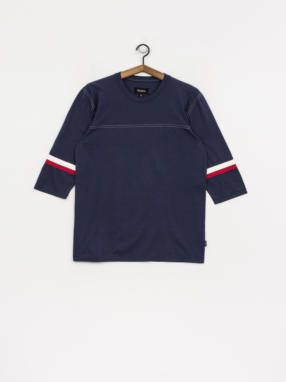 T-shirt Brixton Johan 3/4 Slv (washed navy)