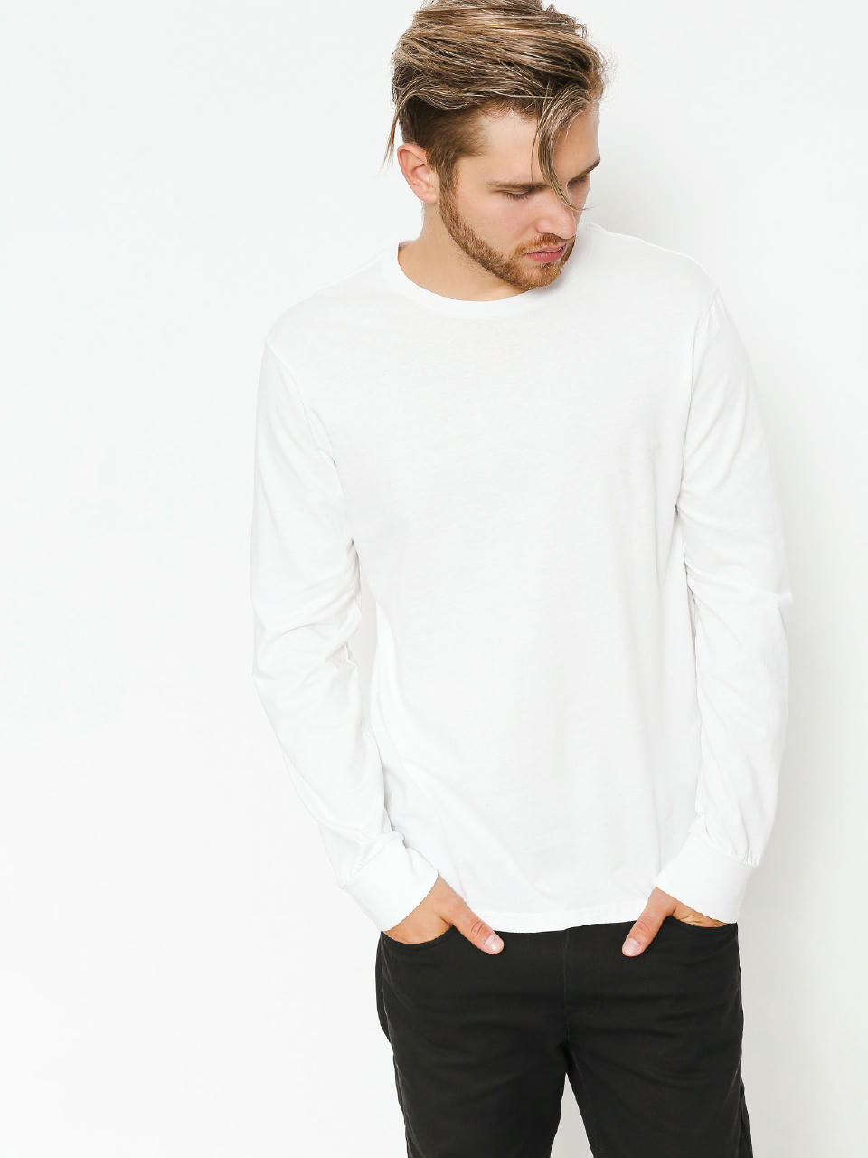 Longsleeve Brixton Vela Prem (white)