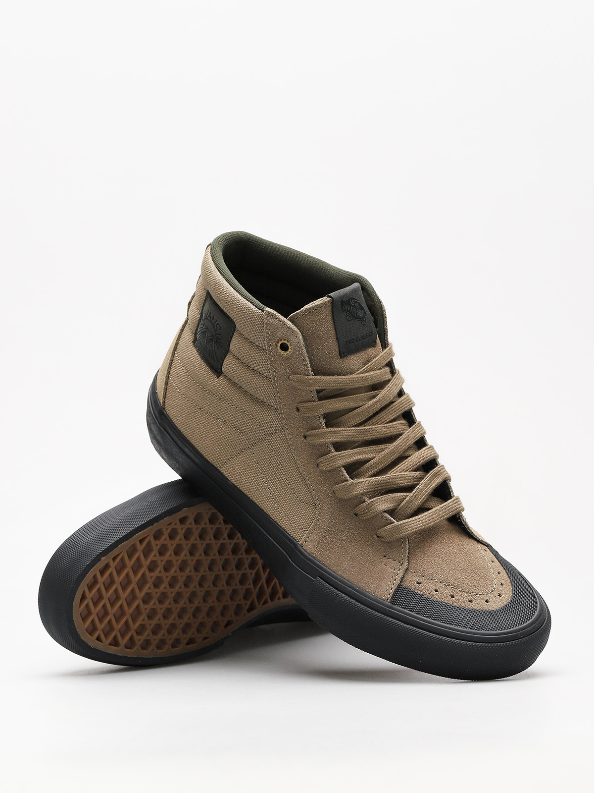 Vans sk8 hi on sale pro covert green