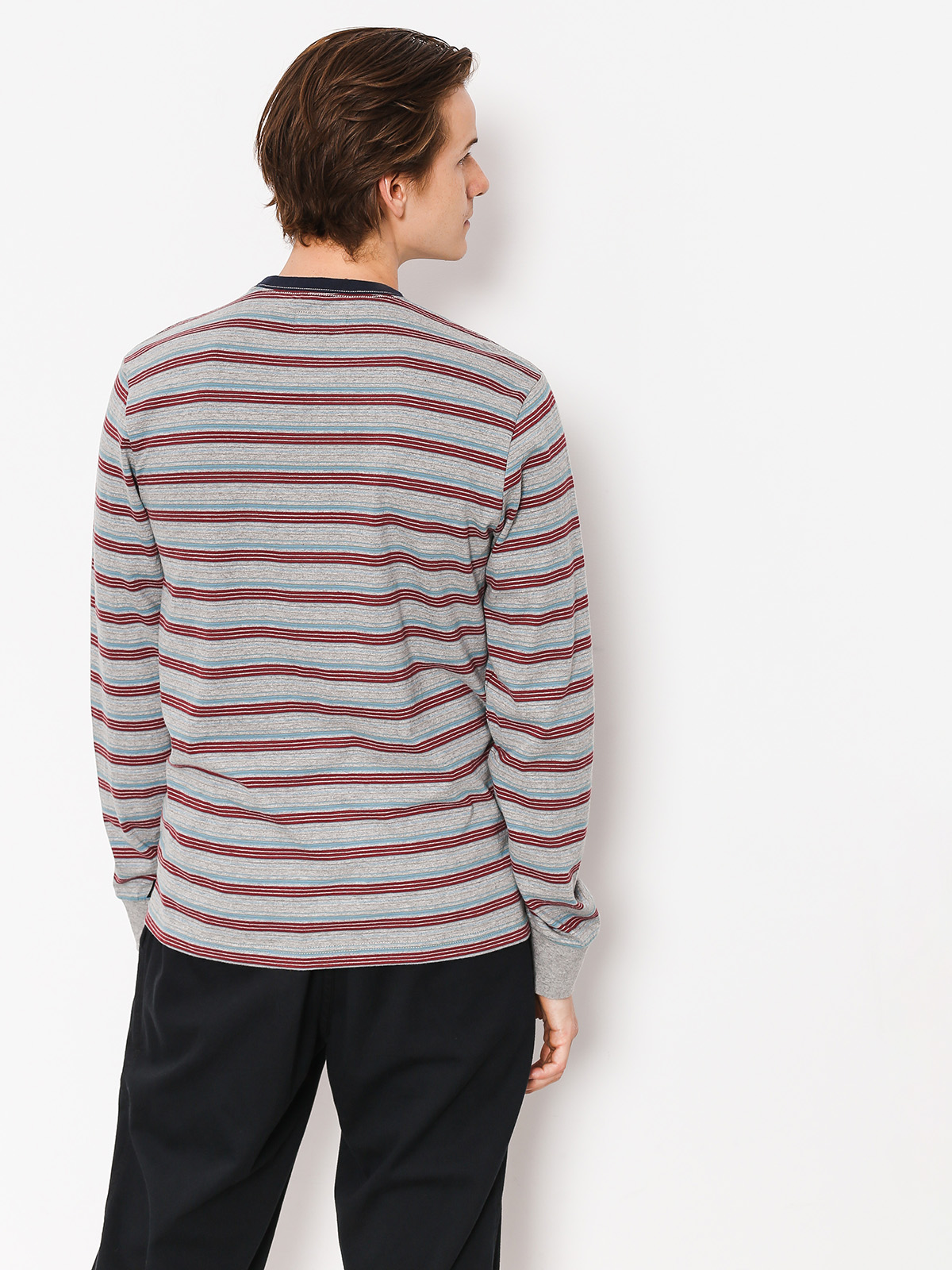 Longsleeve Brixton Pilsen LS Pkt (grey)