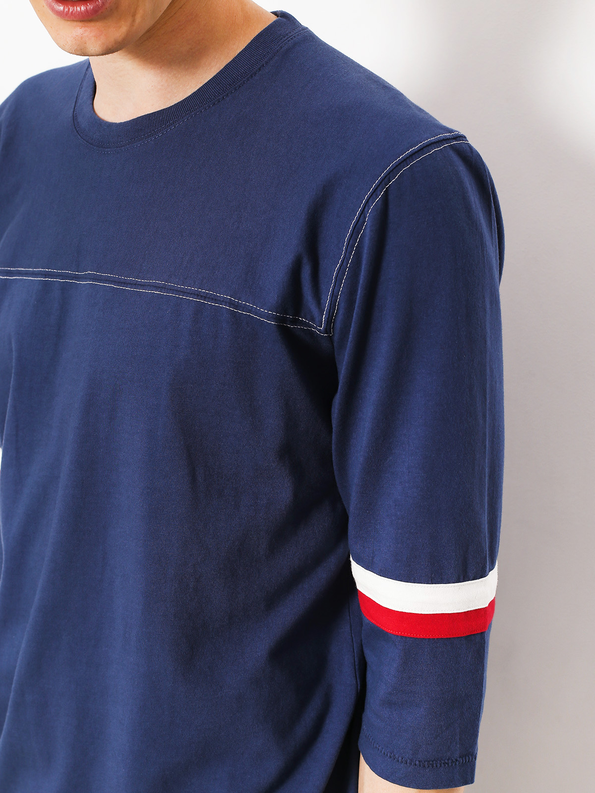 T-shirt Brixton Johan 3/4 Slv (washed navy)